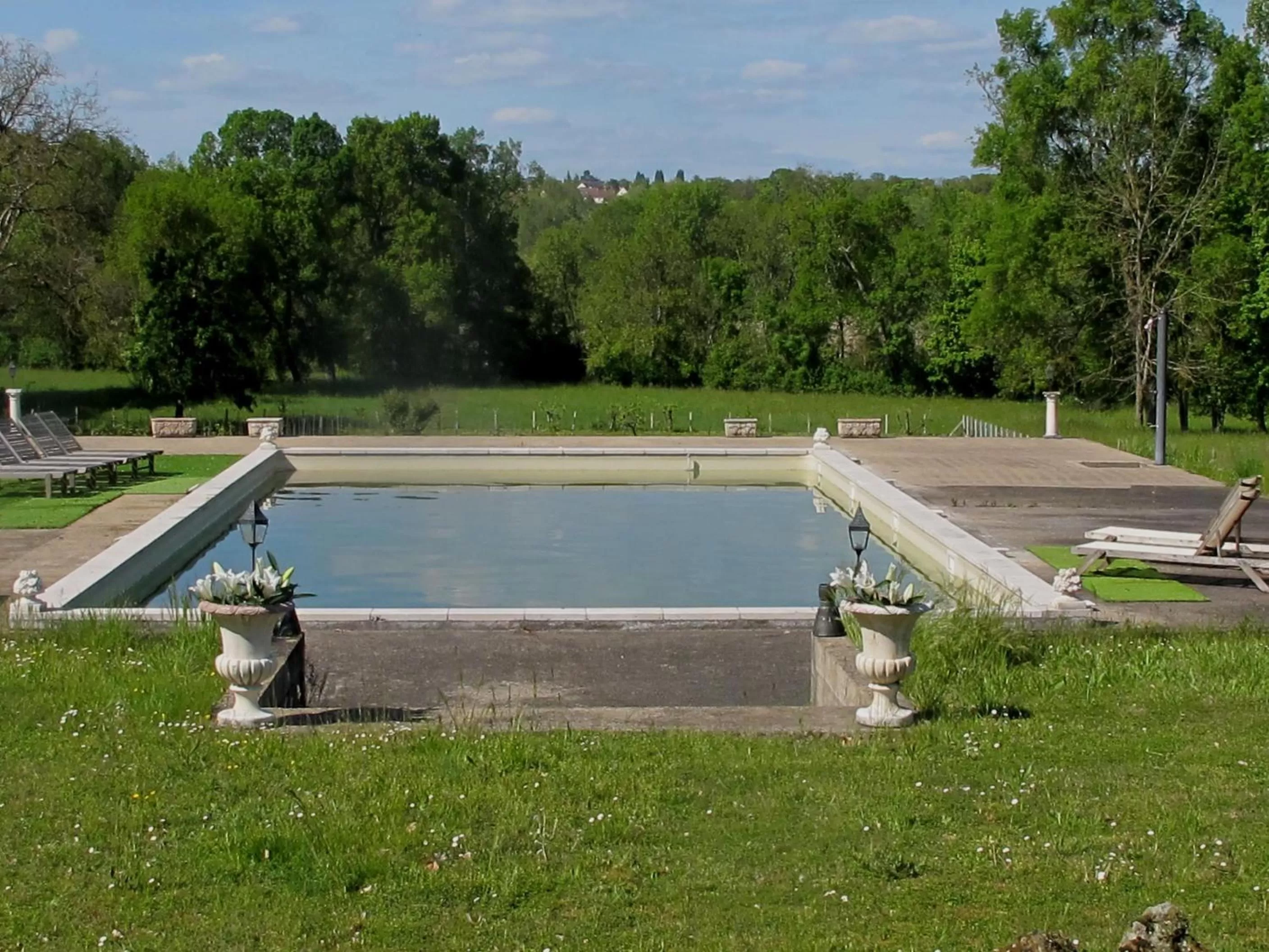 Swimming pool in Manoir de la Rémonière