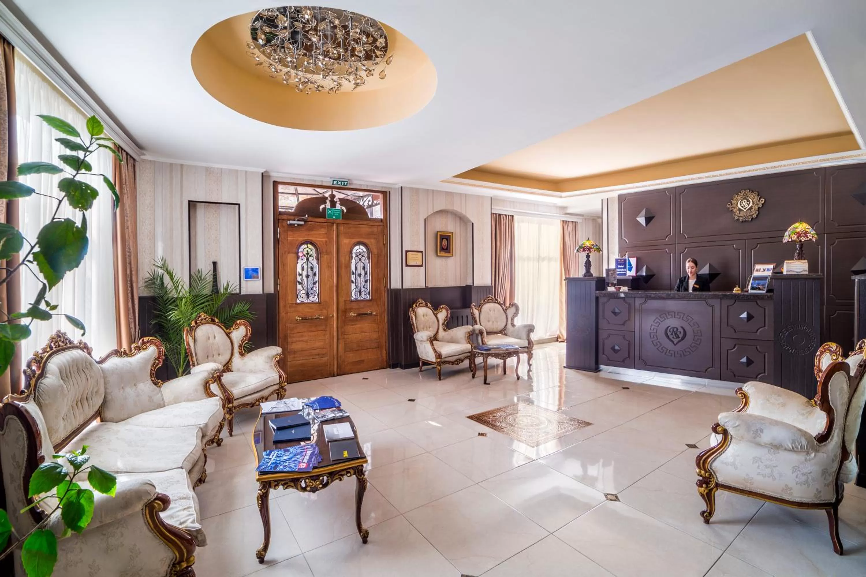 Lobby or reception in River Side Hotel Tbilisi