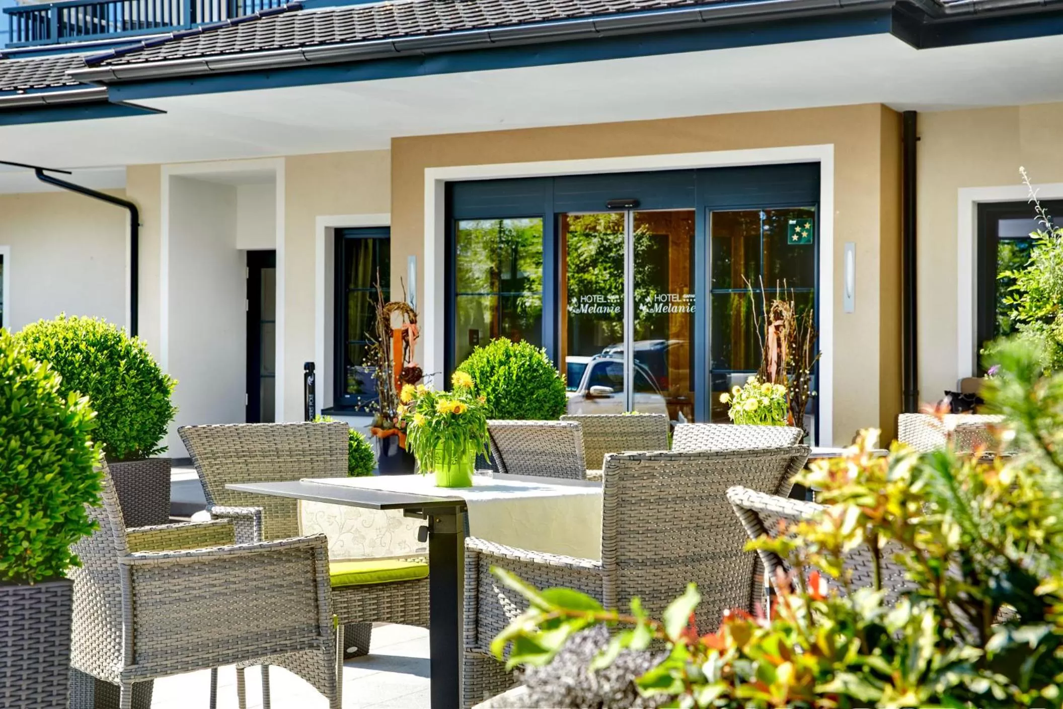 Balcony/Terrace in Hotel Garni Melanie