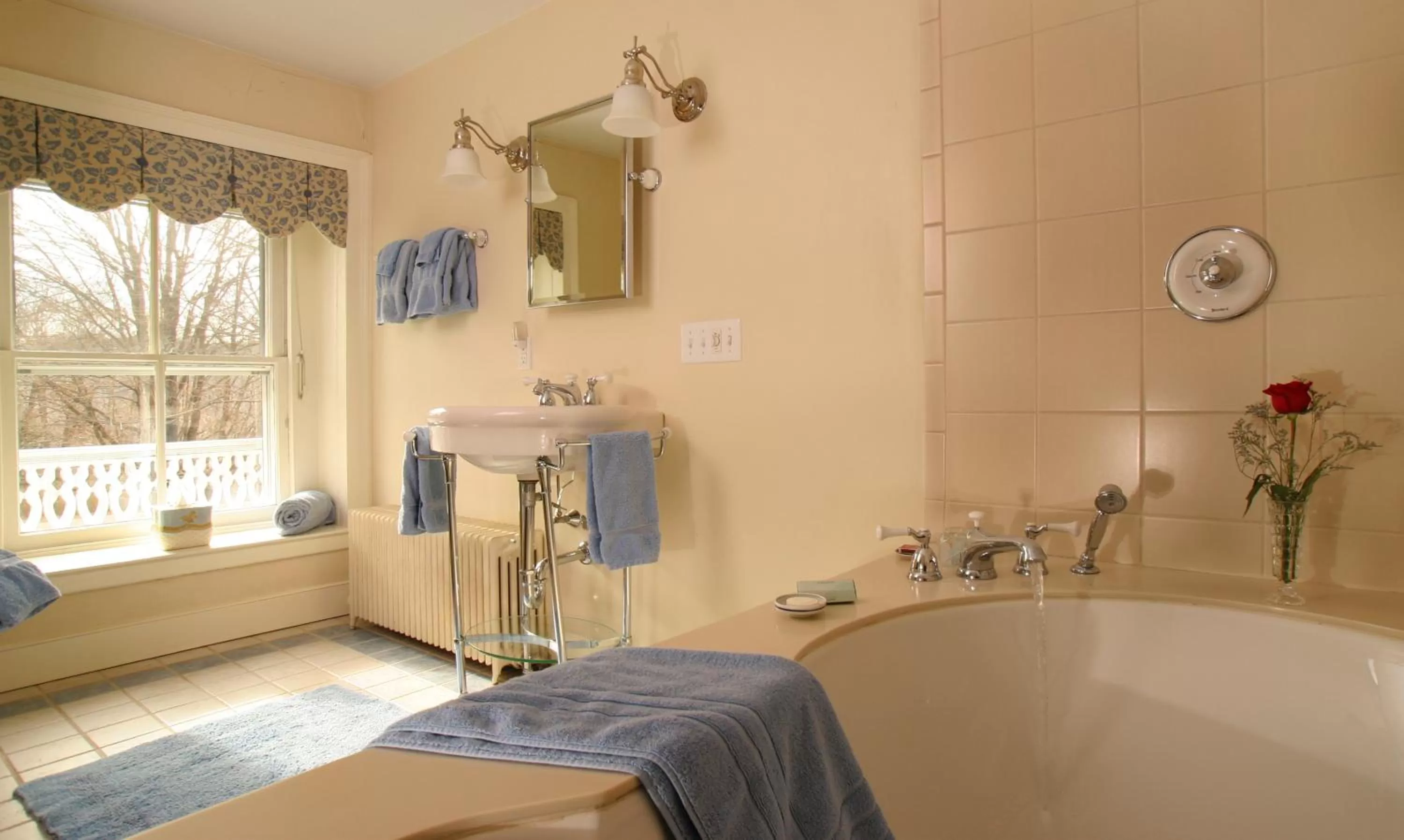 Bathroom in Woolverton Inn