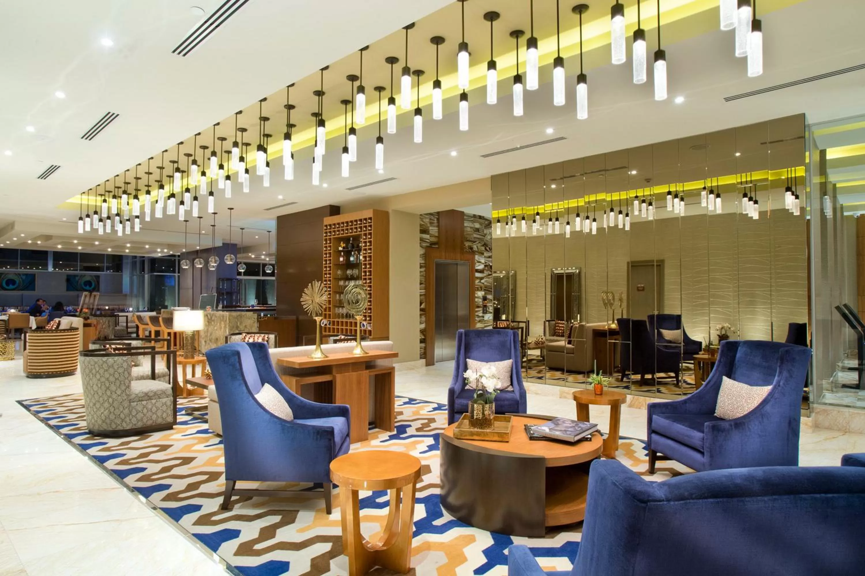 Lobby or reception in Global Hotel Panama