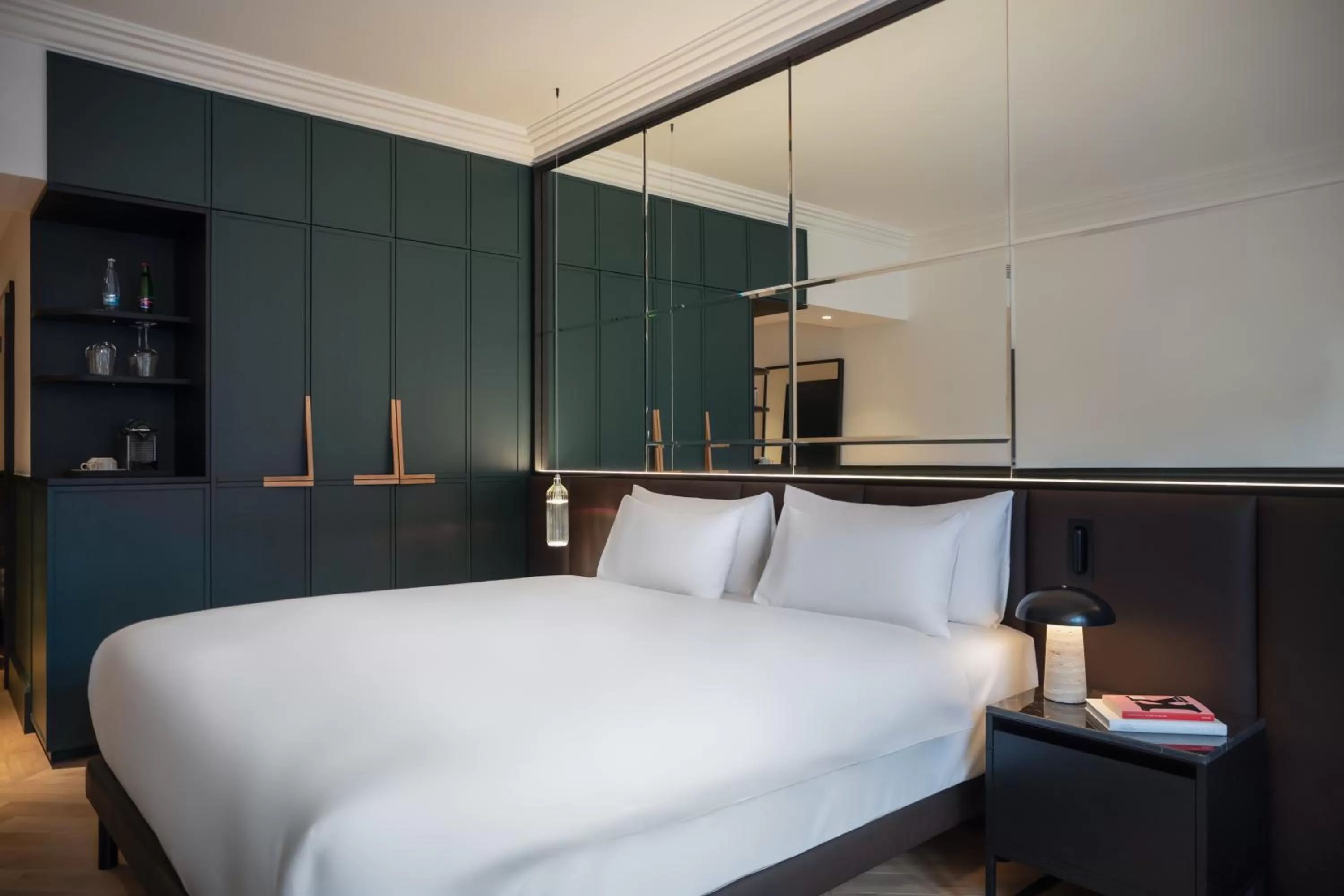 Bedroom, Bed in Almanac X Alcron Prague