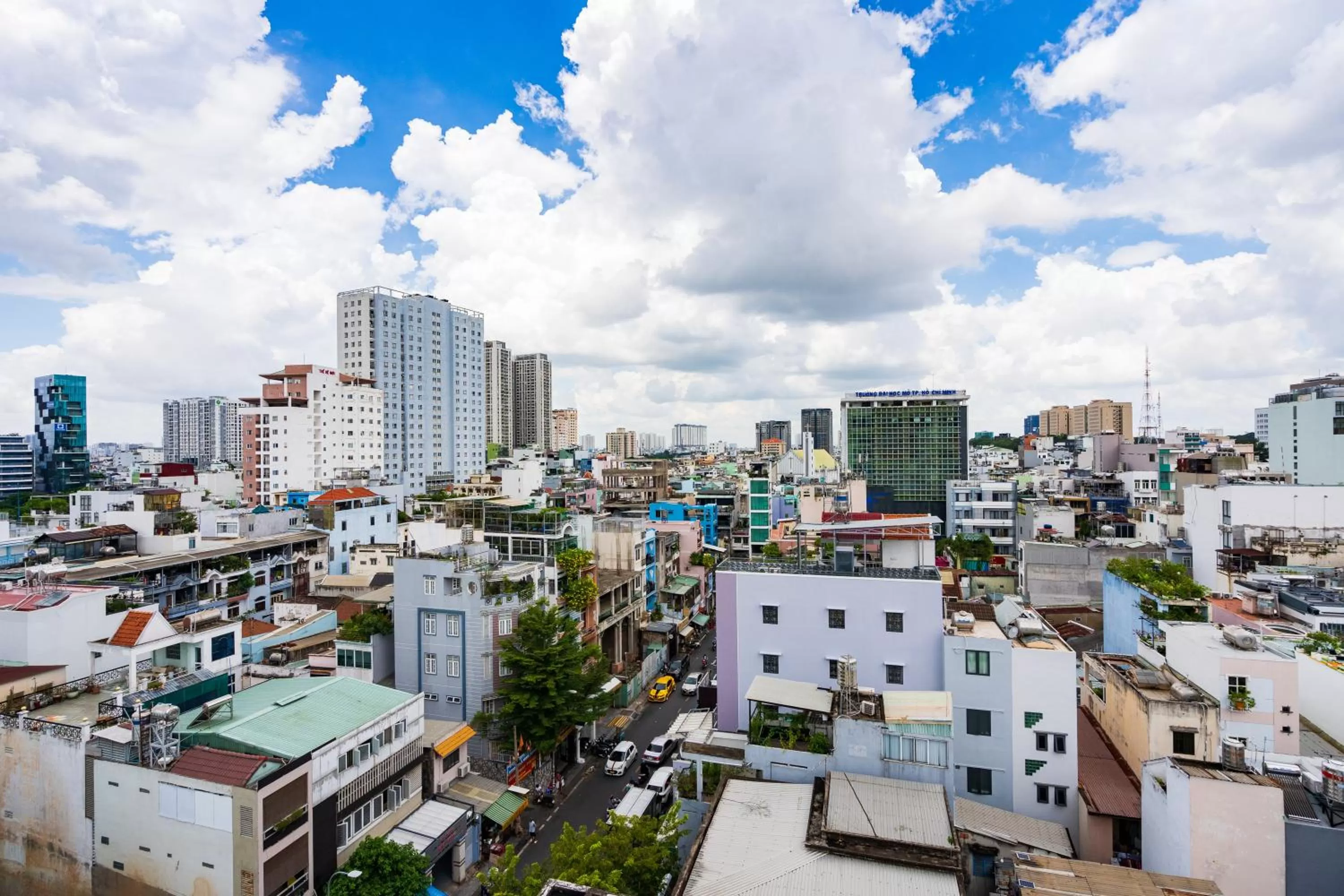 City view in Haven Hut Hotel