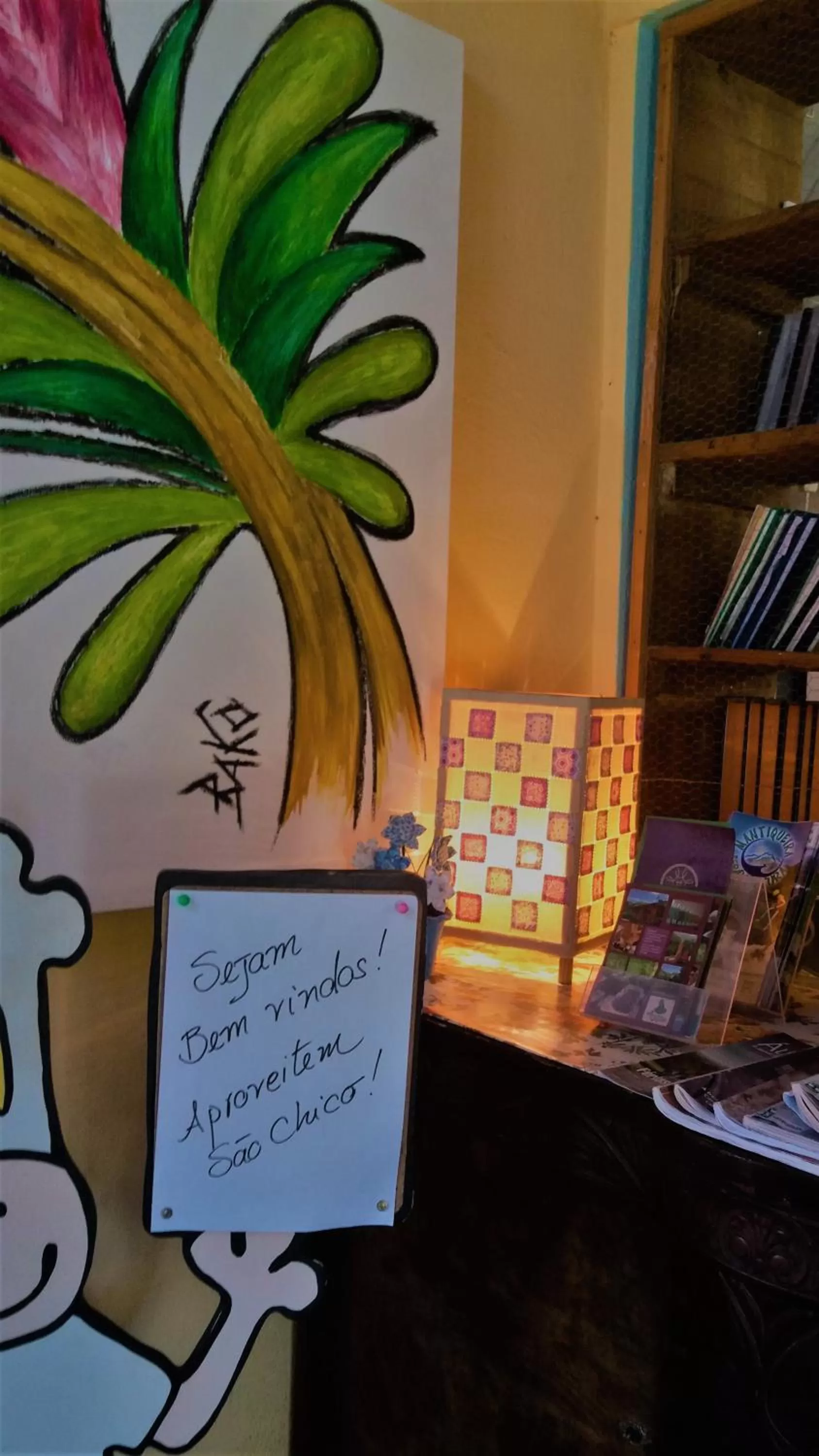 Lobby or reception in Pousada Vila Santa Barbara