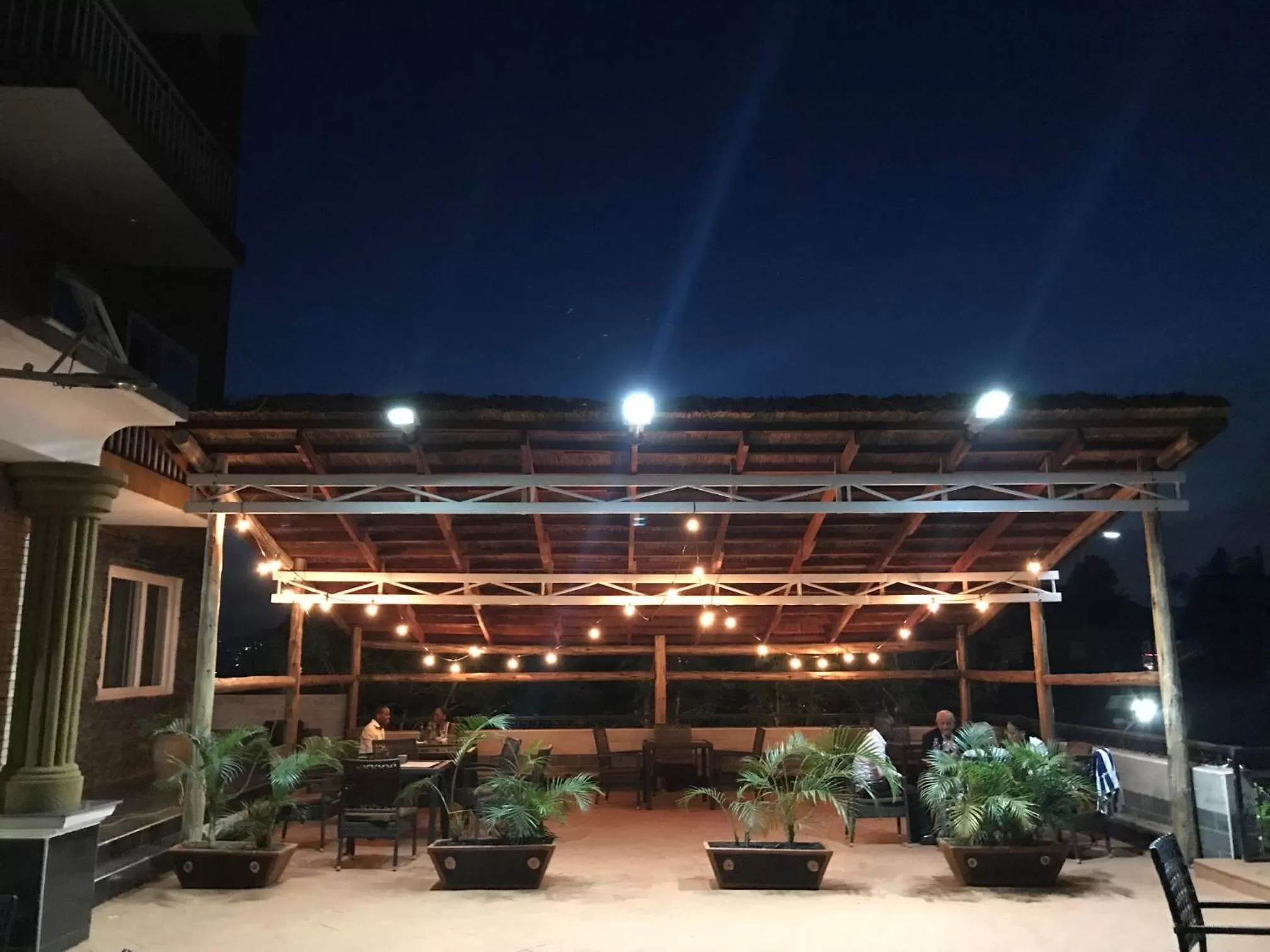 Patio in Hotel Duomo and Suites