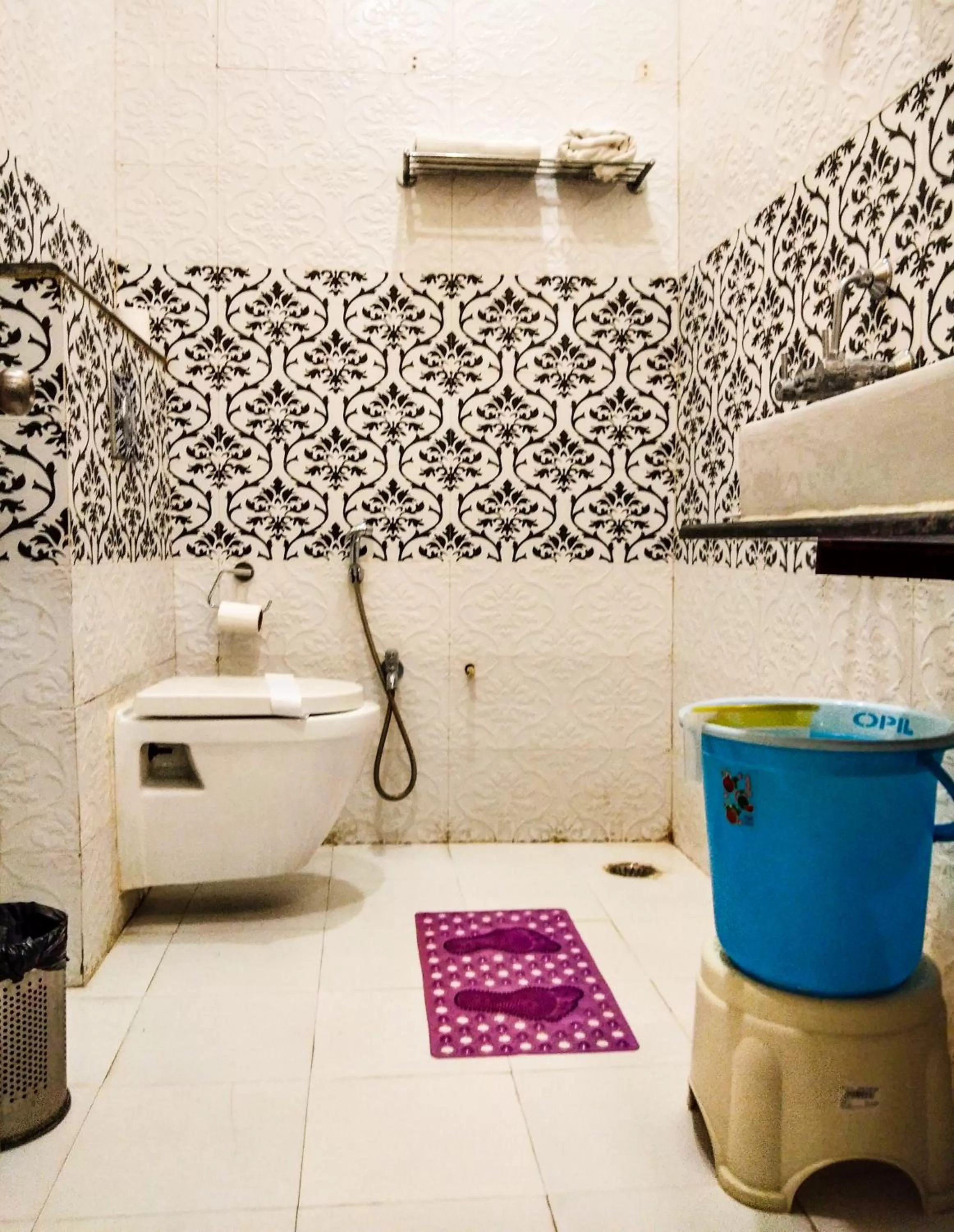 Bathroom in Dwivedi Hotels Sri Omkar Palace