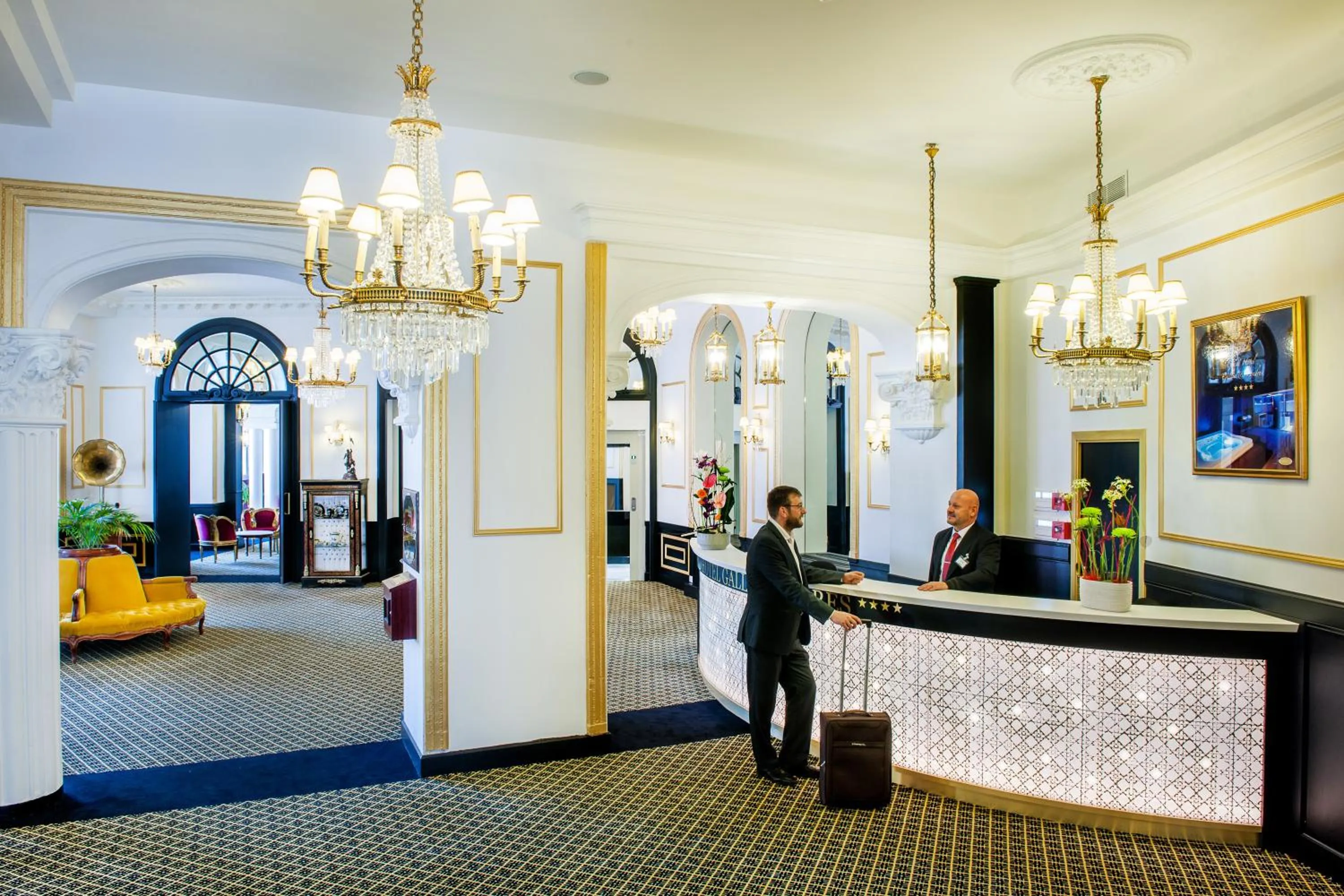 Lobby or reception in Grand Hotel Gallia & Londres