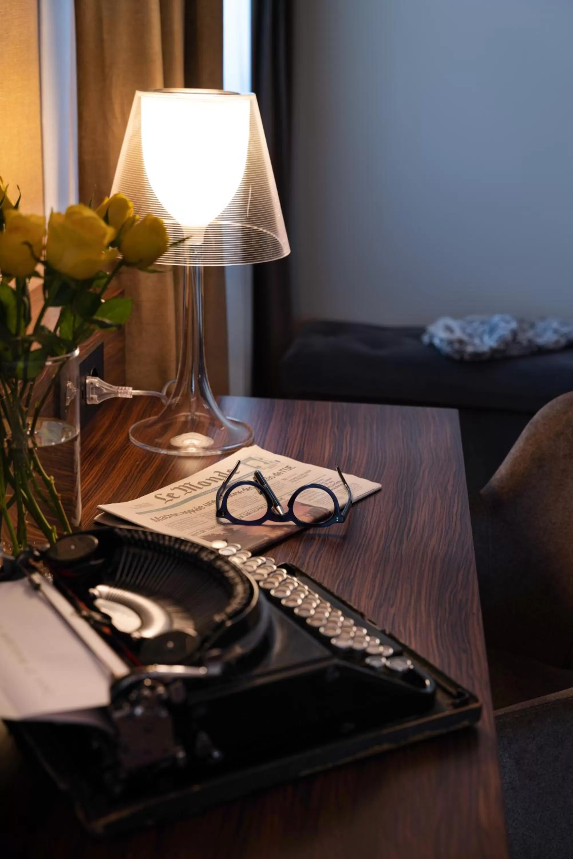 Seating area in 3T Boutique Hotel