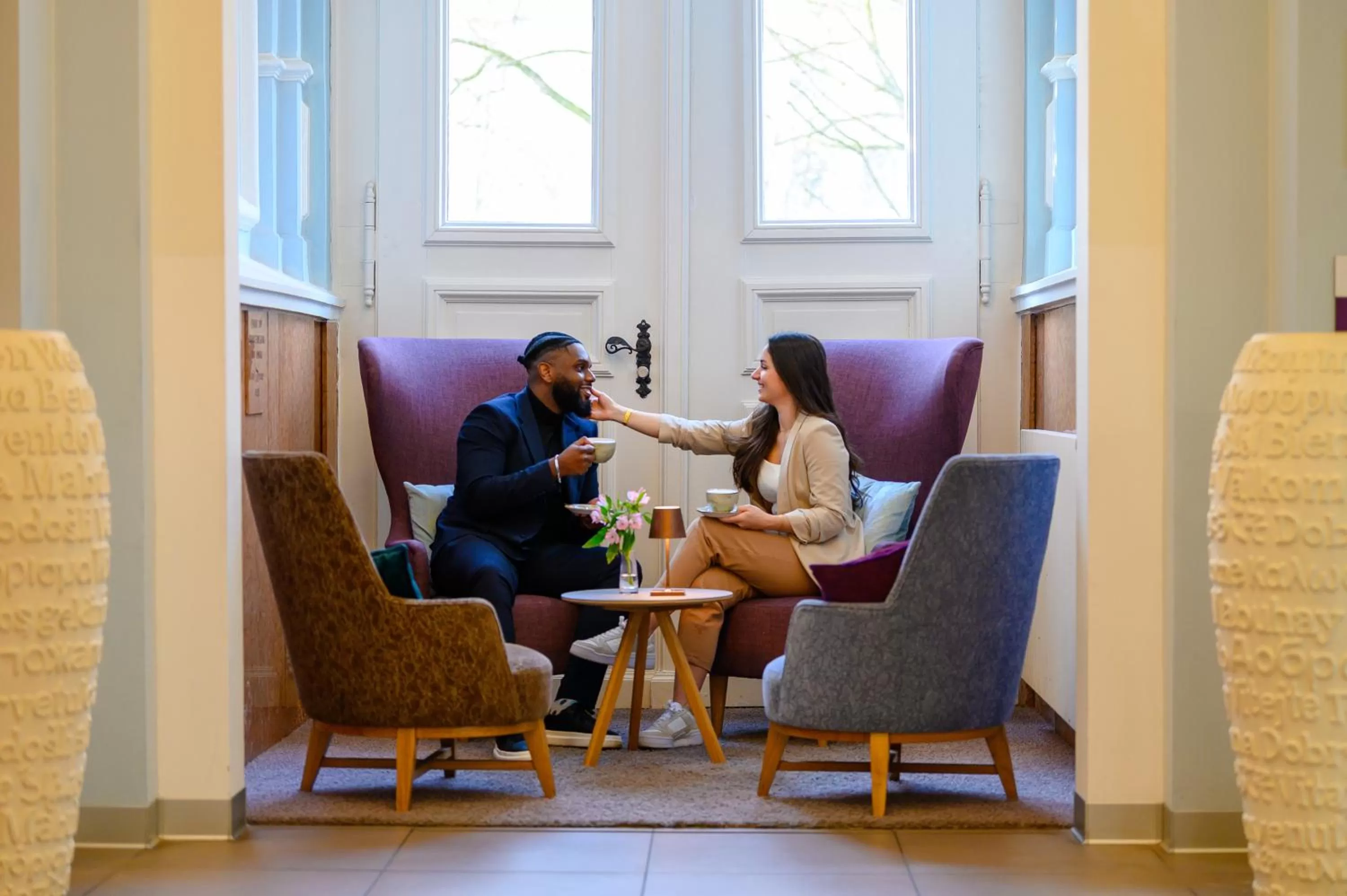 Seating area in Mercure Hotel Hannover City
