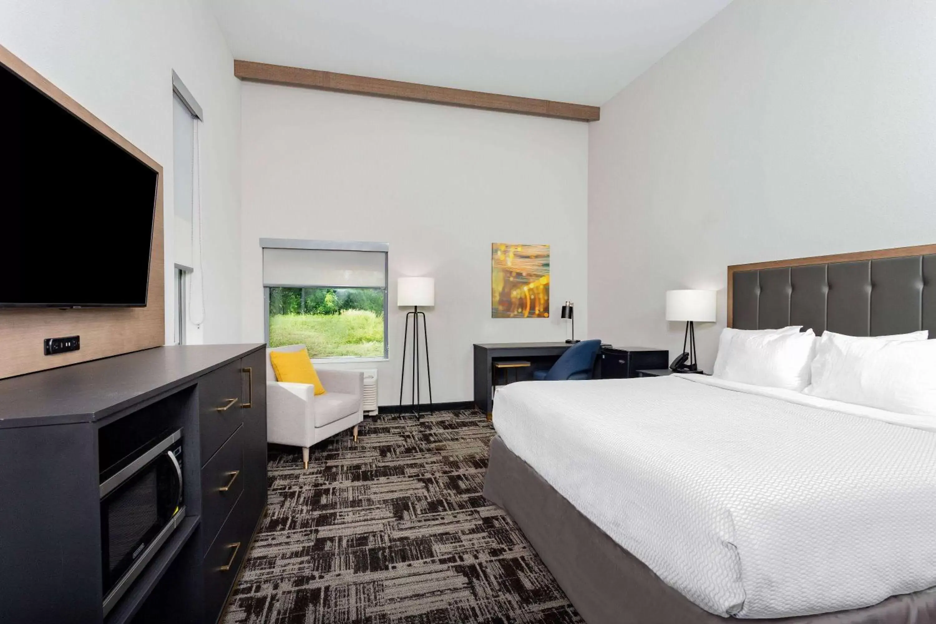 Deluxe King Room - Non-Smoking in LaQuinta Suites by Wyndham South Bend Notre Dame Area Deluxe King Room - Non-Smoking in LaQuinta Suites by Wyndham South Bend Notre Dame Area