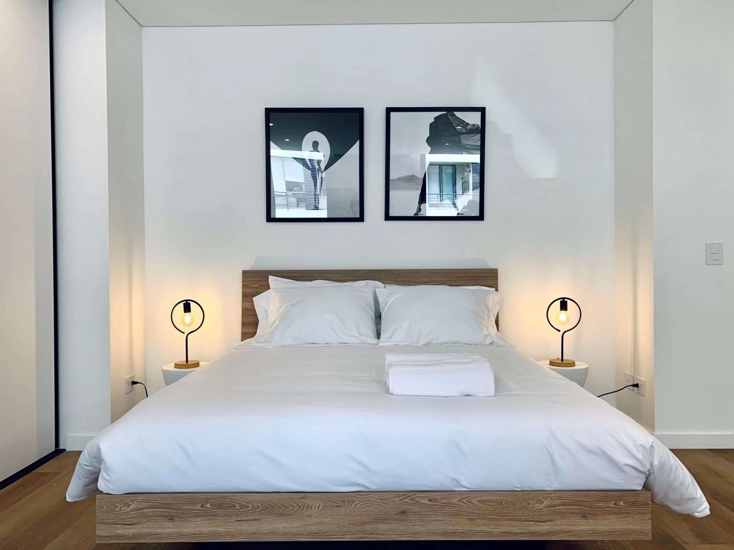 Bed in Kubik apartments in Exclusive Virrey