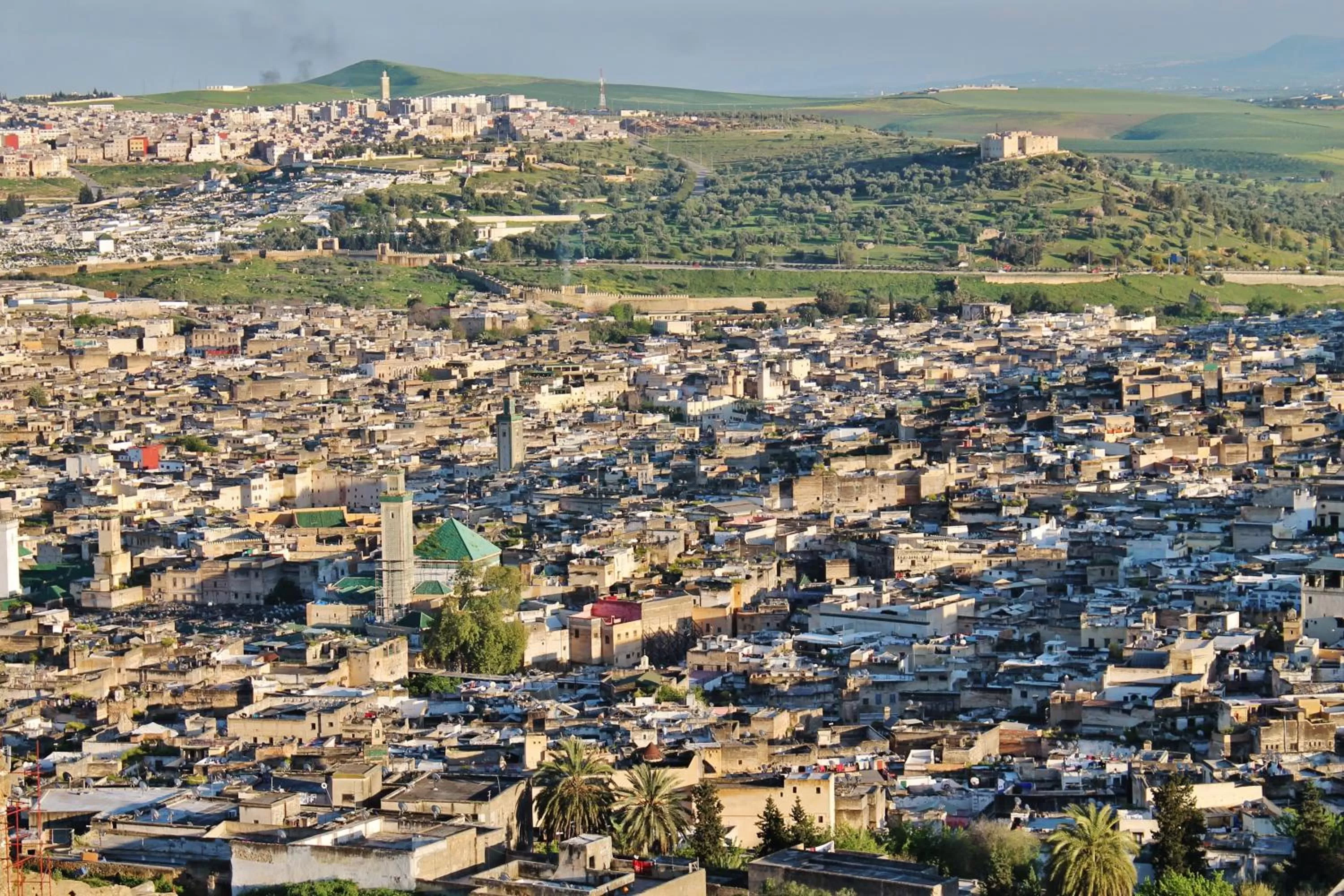Neighbourhood, Bird's-eye View in Fez Dar