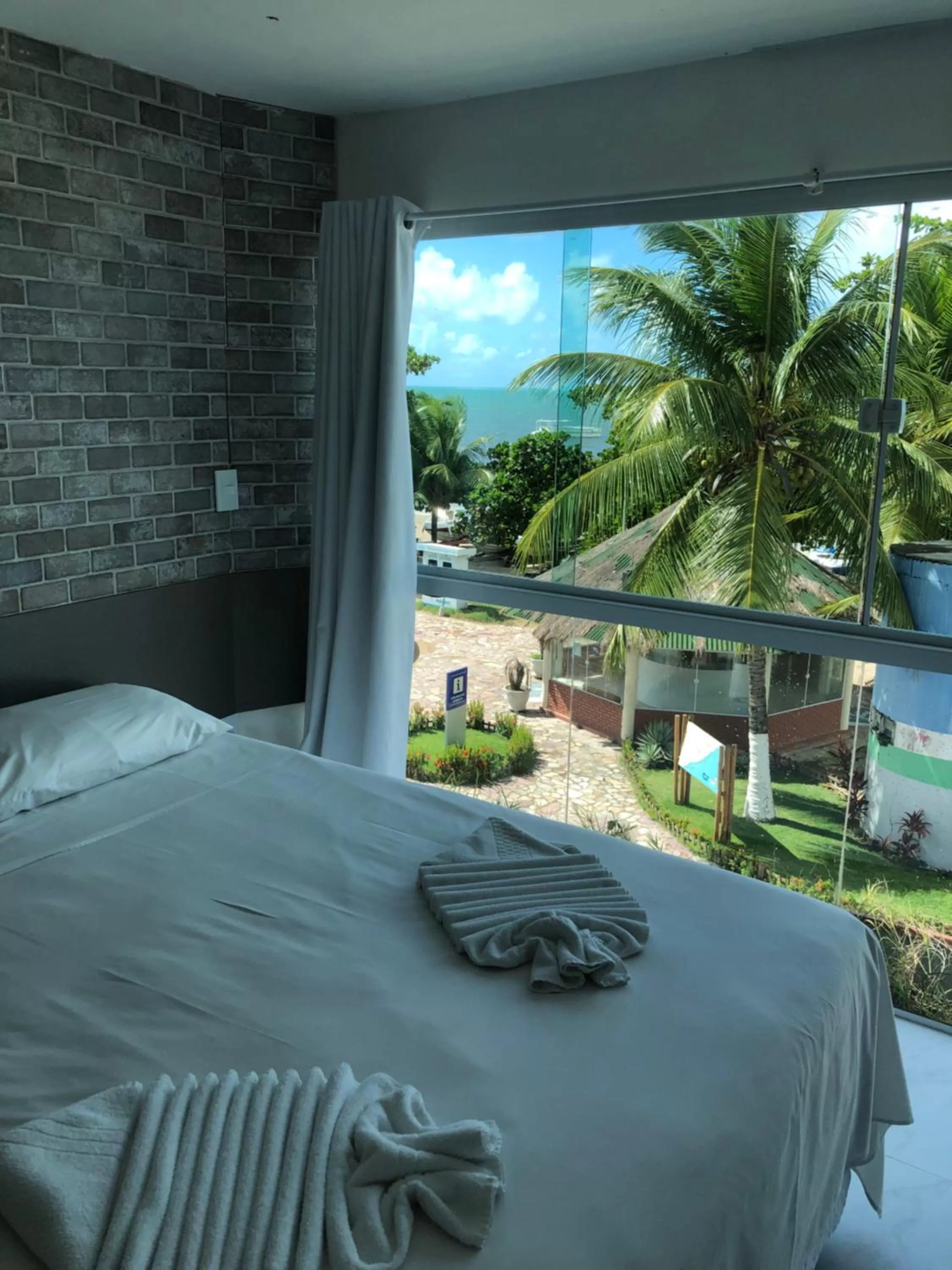 Bed in Pousada da Orla