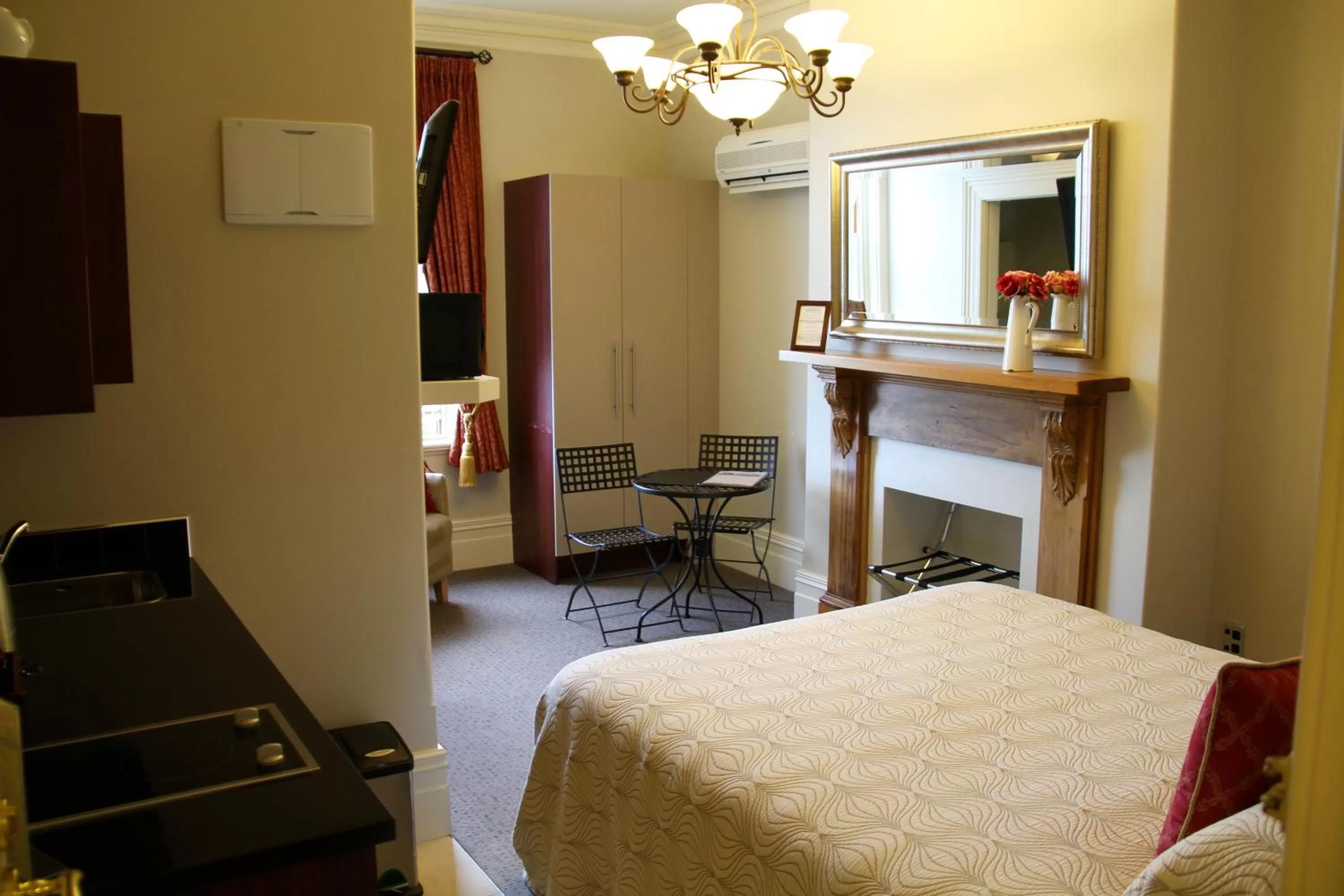 Bed in Merivale Manor