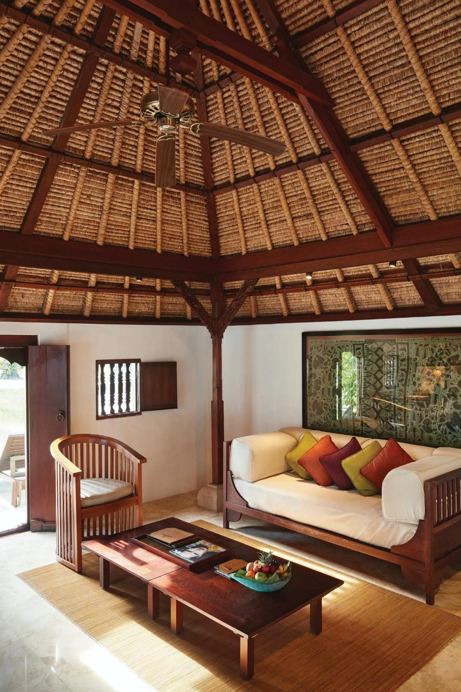 Living room, Bed in Jimbaran Puri, A Belmond Hotel, Bali