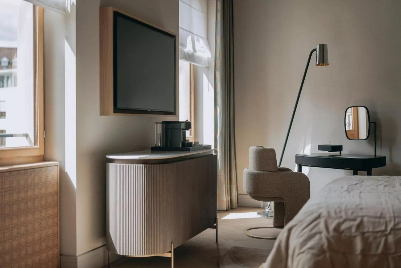 Bedroom, Bed in Hotel Märthof Basel