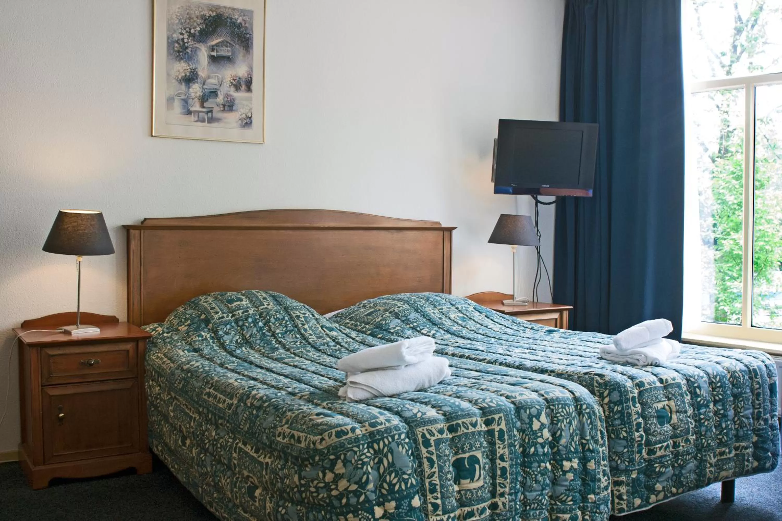 Bed in Hotel Prins Hendrik