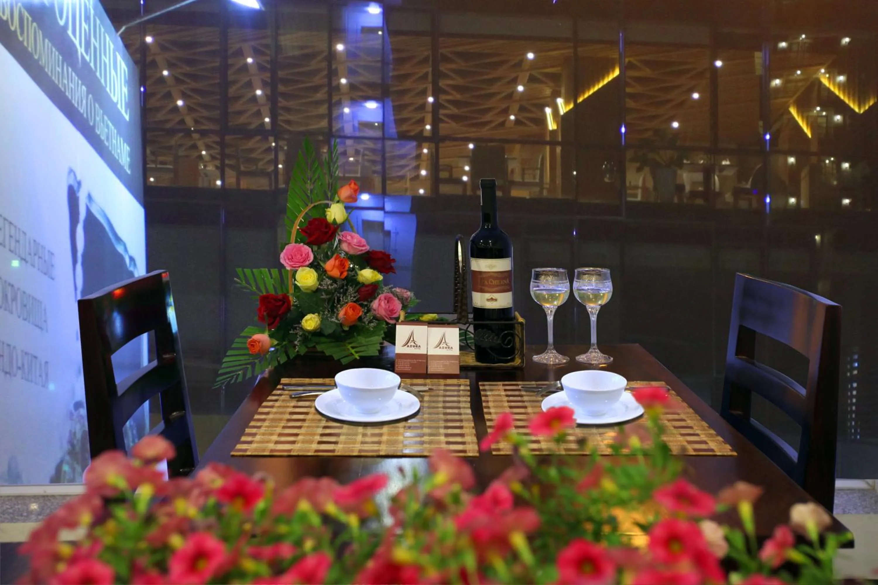 Alcoholic drinks in Azura Hotel