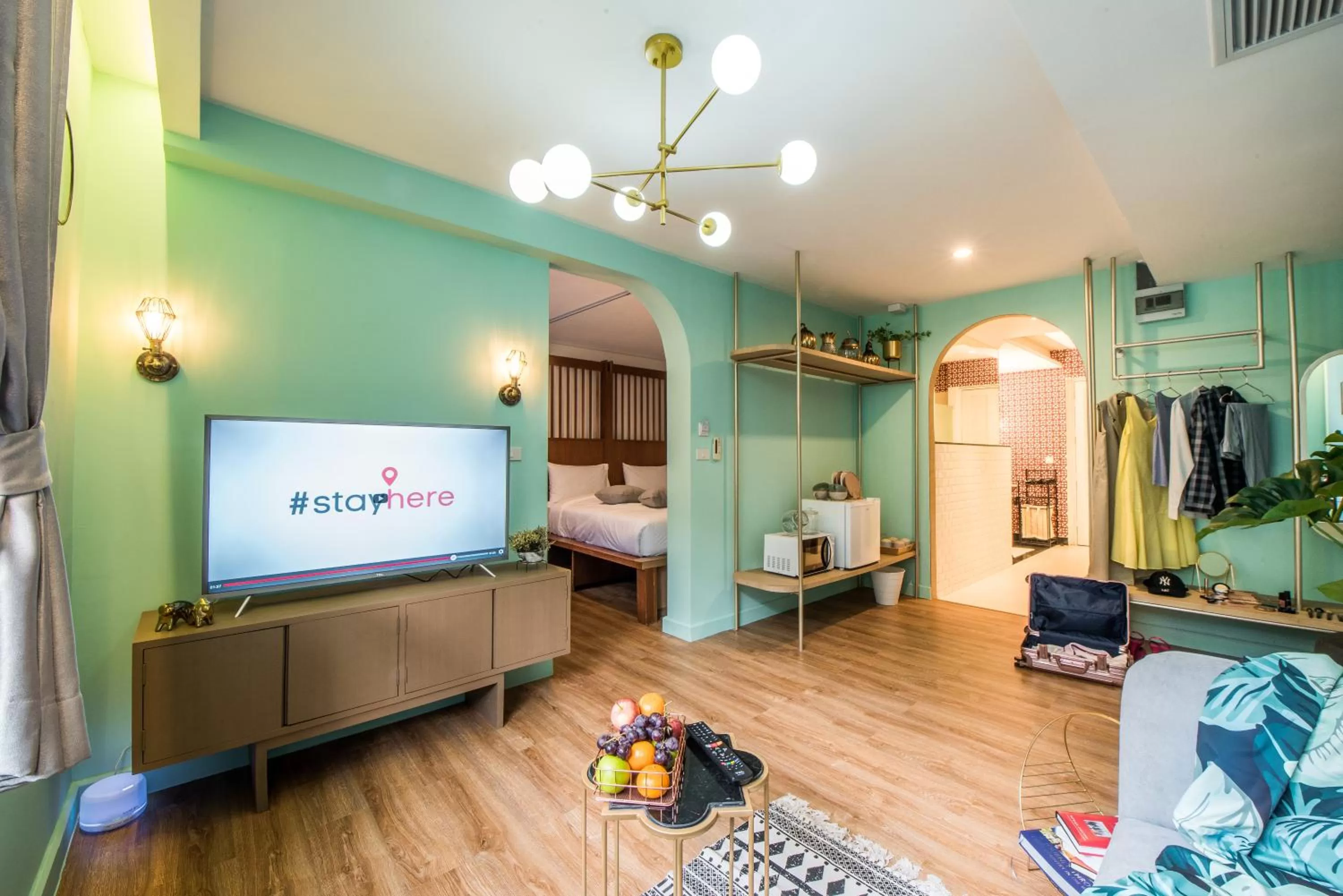 Living room in Nimit Boutique Hotel