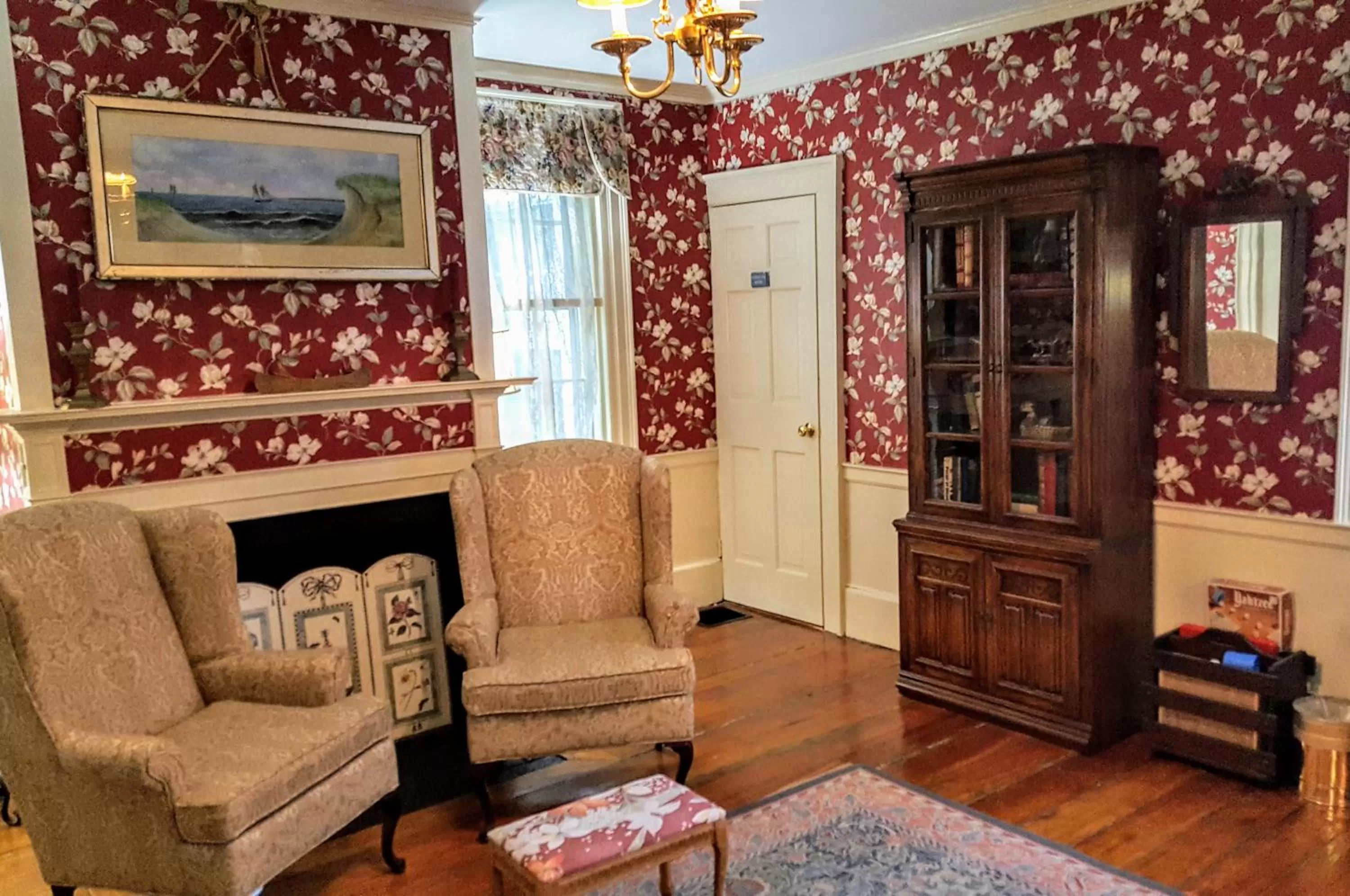 Property building, Seating Area in Clark Currier Inn