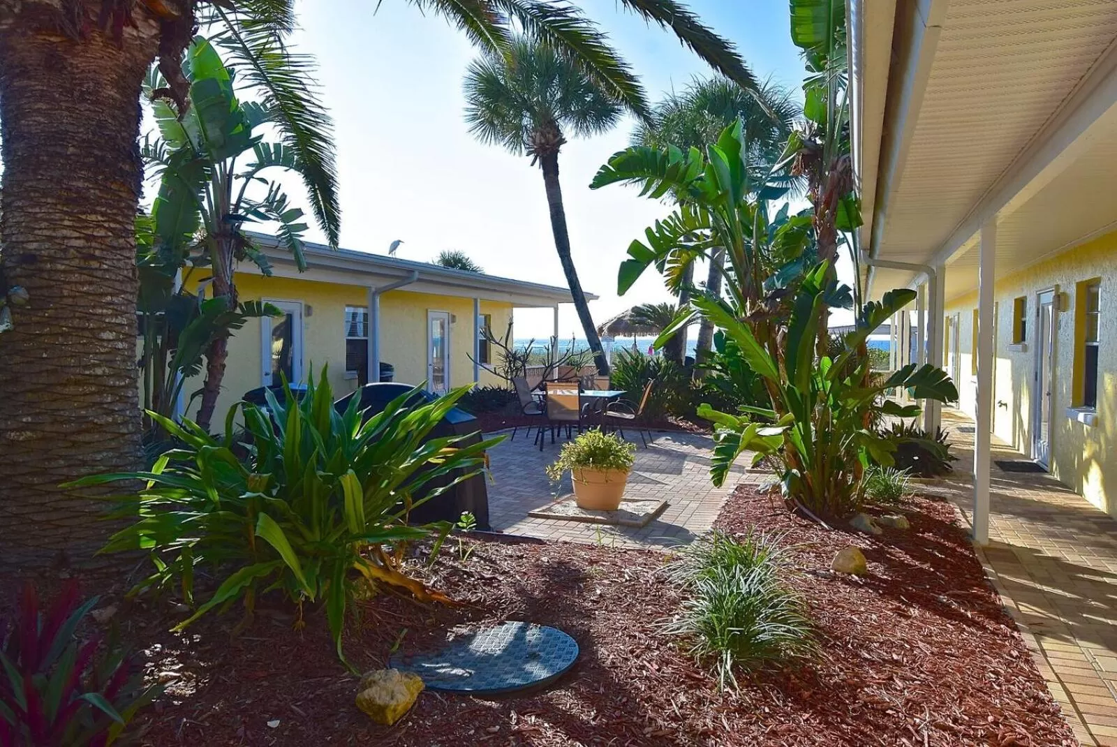 Patio in A Beach Retreat on Casey Key