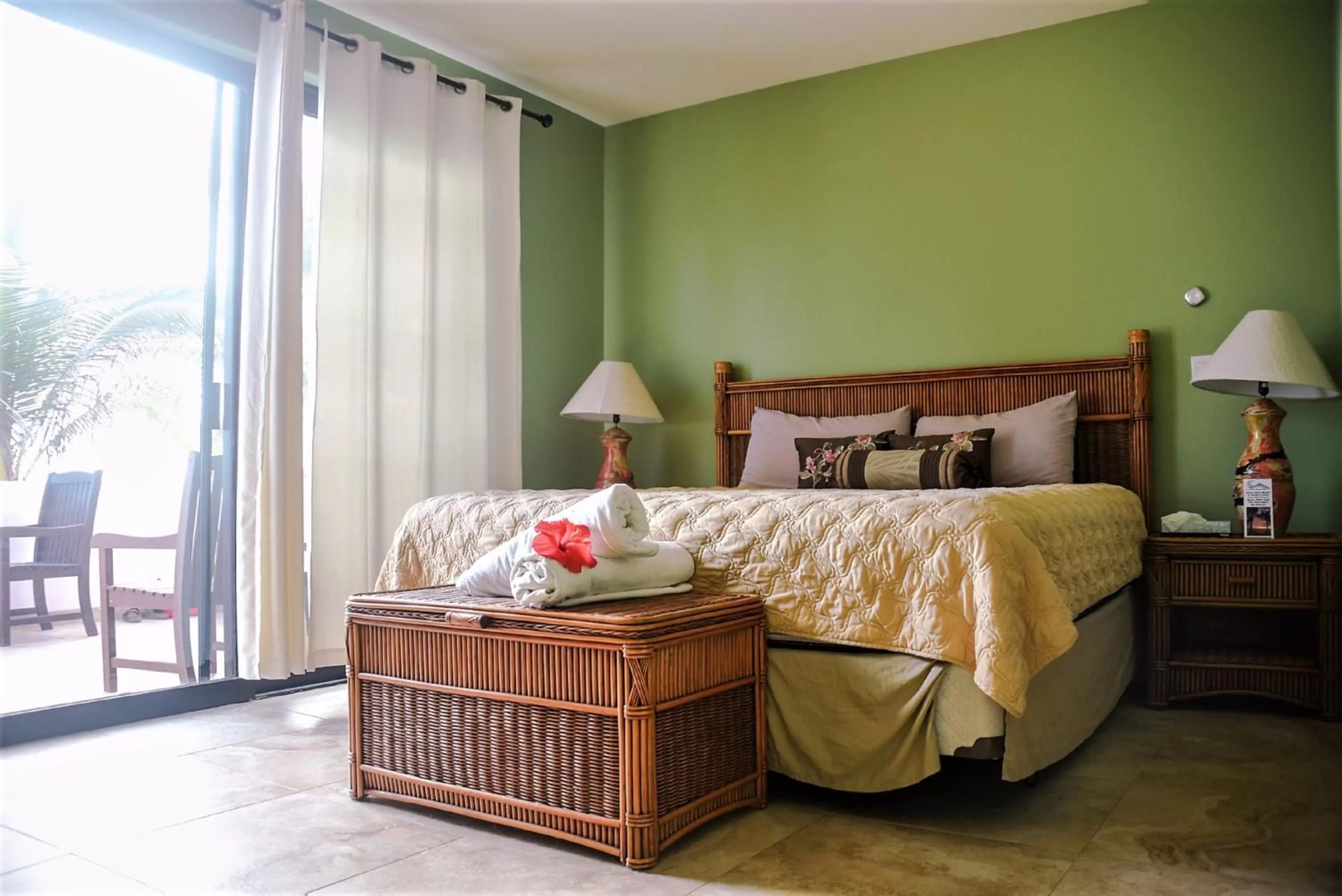 Bed in Cerritos Beach Inn