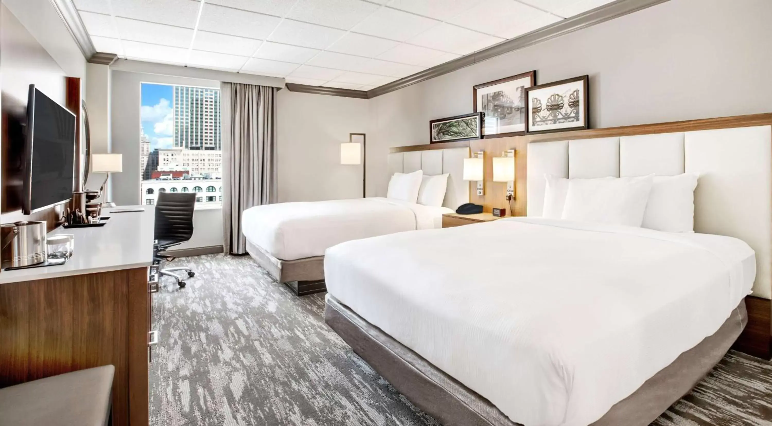 Queen Room with Two Queen Beds in DoubleTree by Hilton New Orleans Queen Room with Two Queen Beds in DoubleTree by Hilton New Orleans