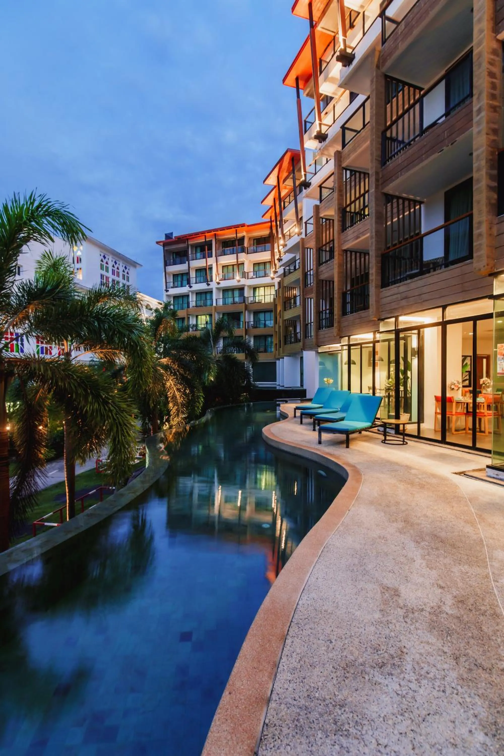 Pool view in The Lunar Patong