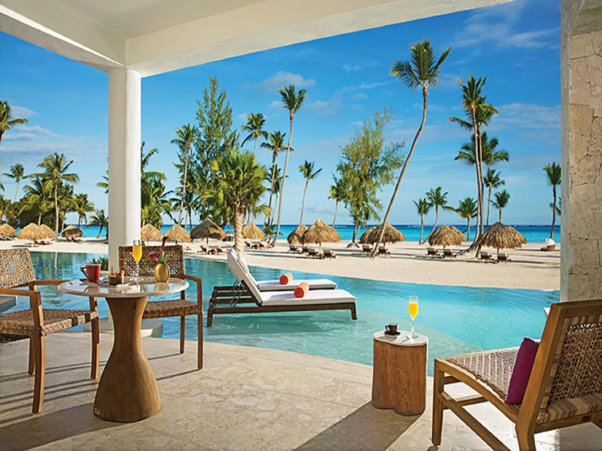 Preferred Club Bungalow Suite Swim Out Ocean Front in Secrets Cap Cana Resort & Spa - Adults Only - All Inclusive Preferred Club Bungalow Suite Swim Out Ocean Front in Secrets Cap Cana Resort & Spa - Adults Only - All Inclusive