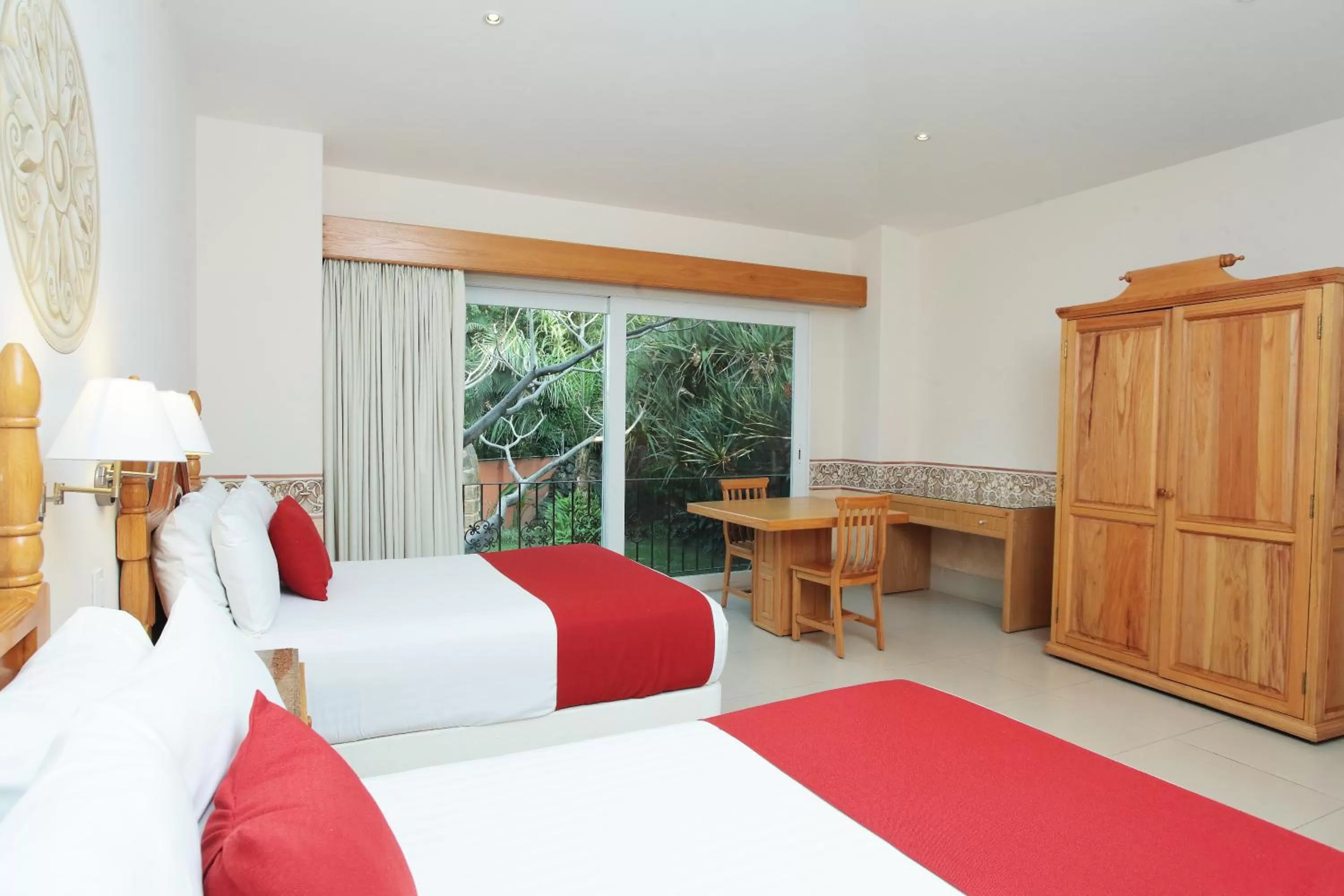 Bed in Hosteria Las Quintas Hotel Restaurante Bar