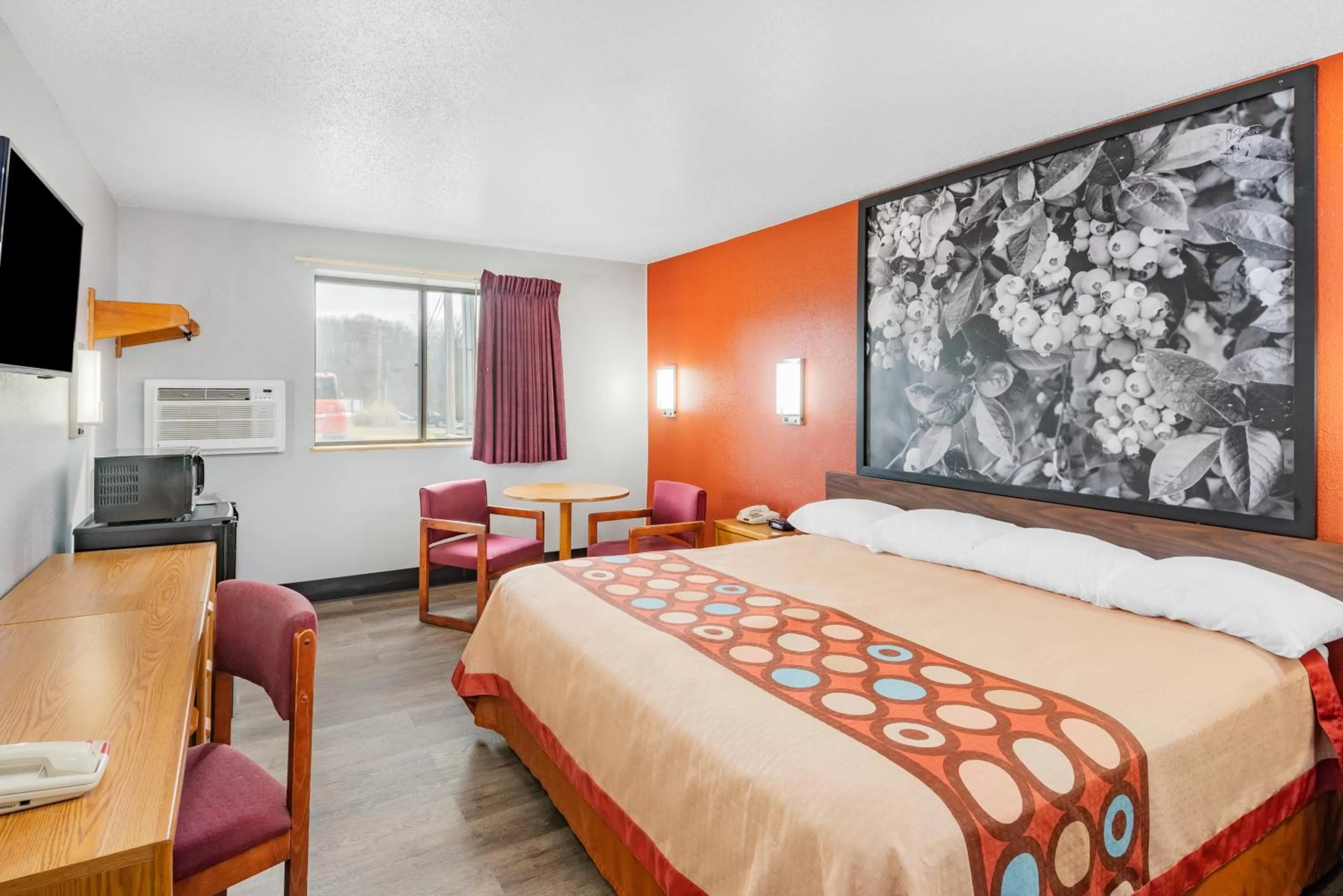 Bed in Super 8 by Wyndham Waynesburg