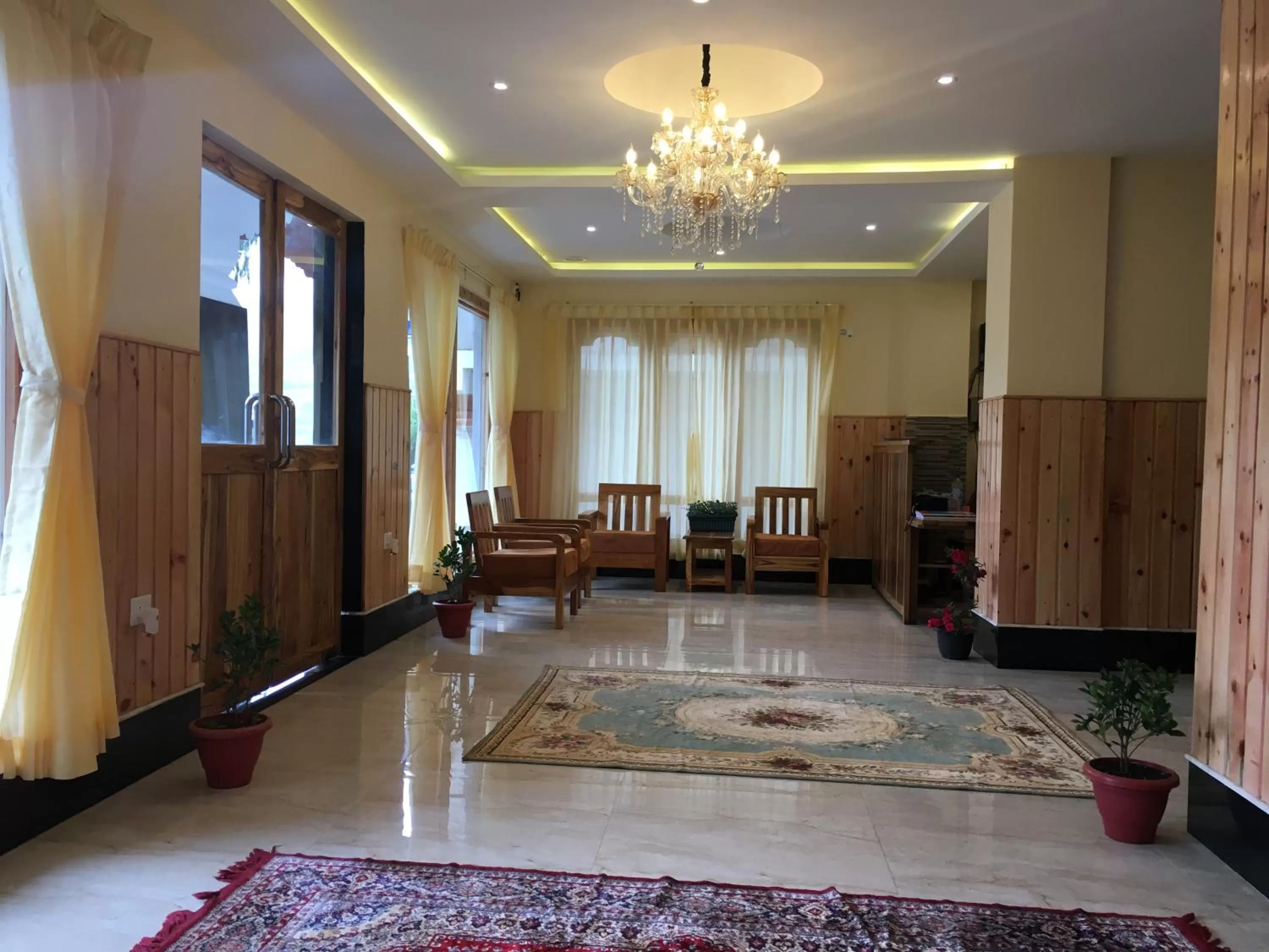 Lobby or reception in Hotel Khamsum