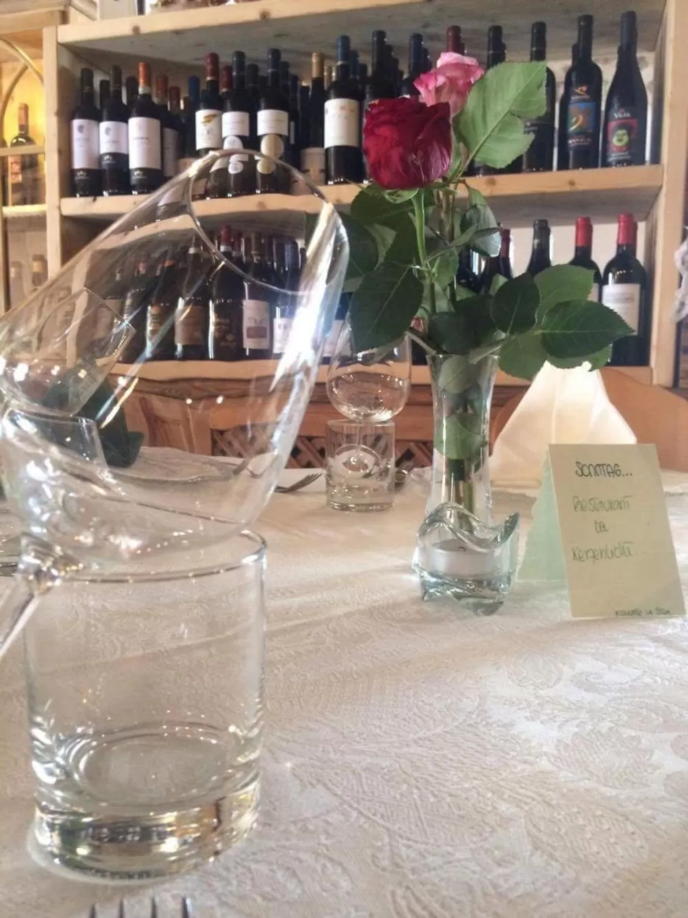 Decorative detail in Historic Hotel Ristorante La Stua