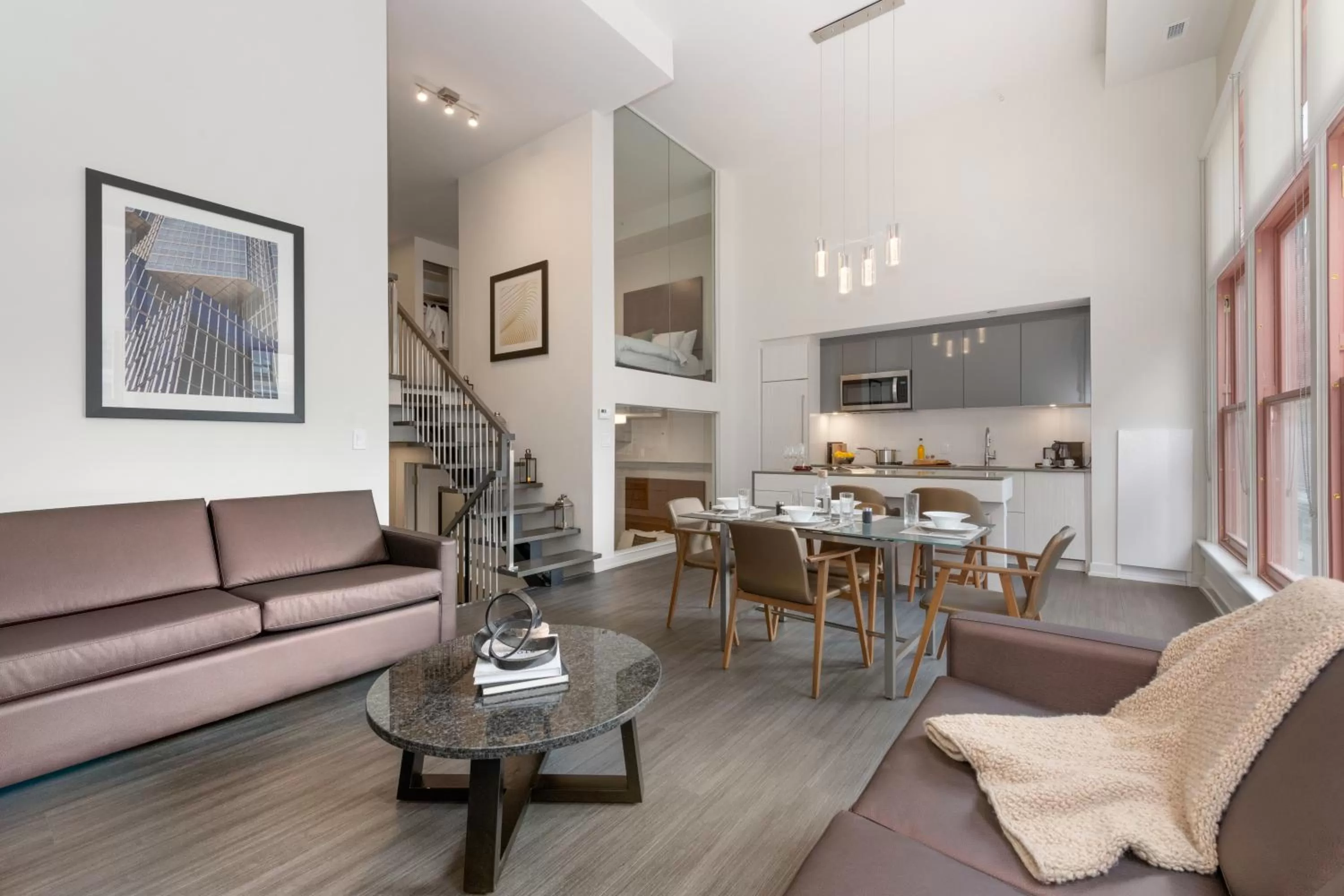 Living room in reStays Ottawa