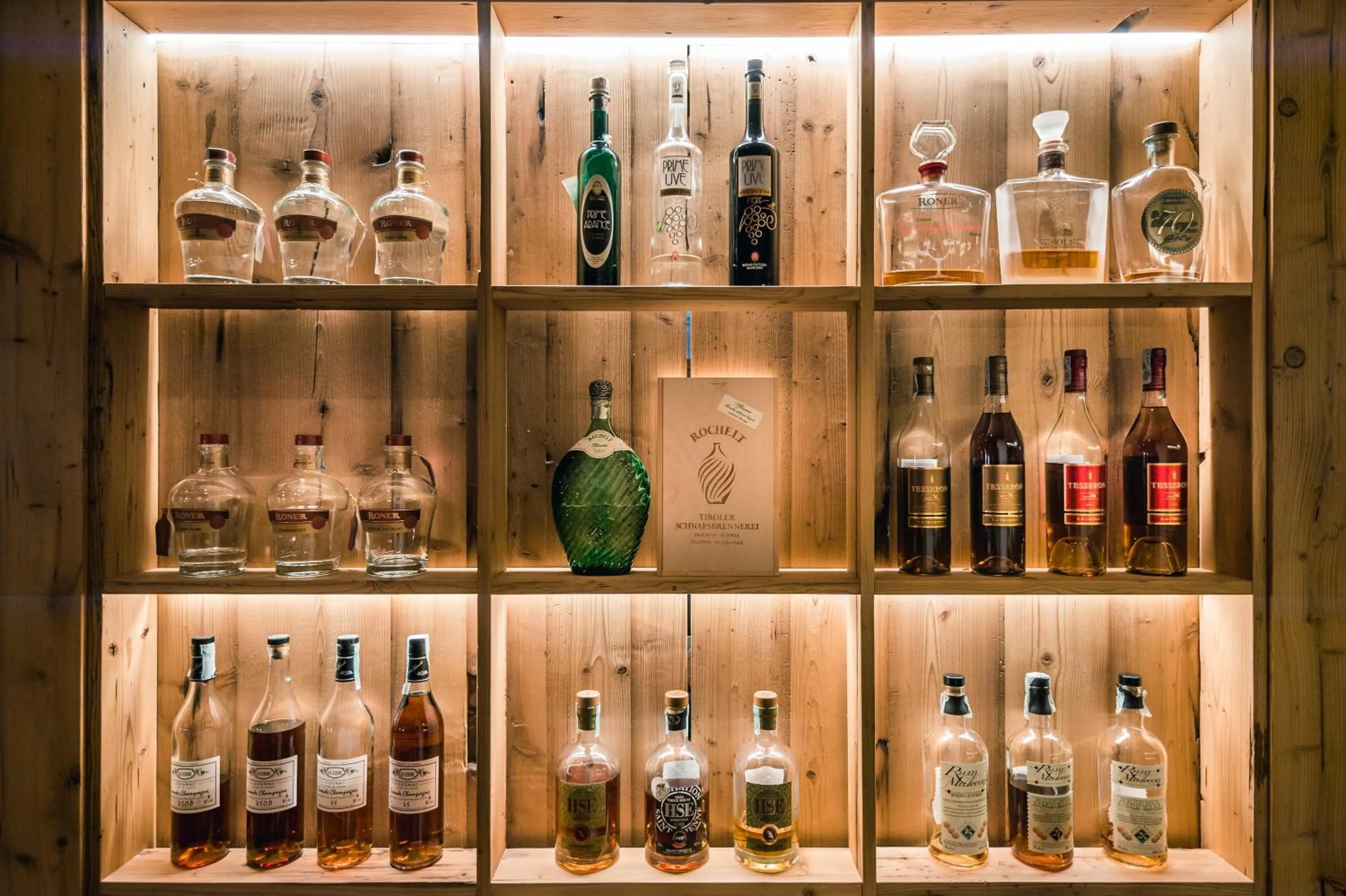 Alcoholic drinks in Kolfuschgerhof Mountain Resort