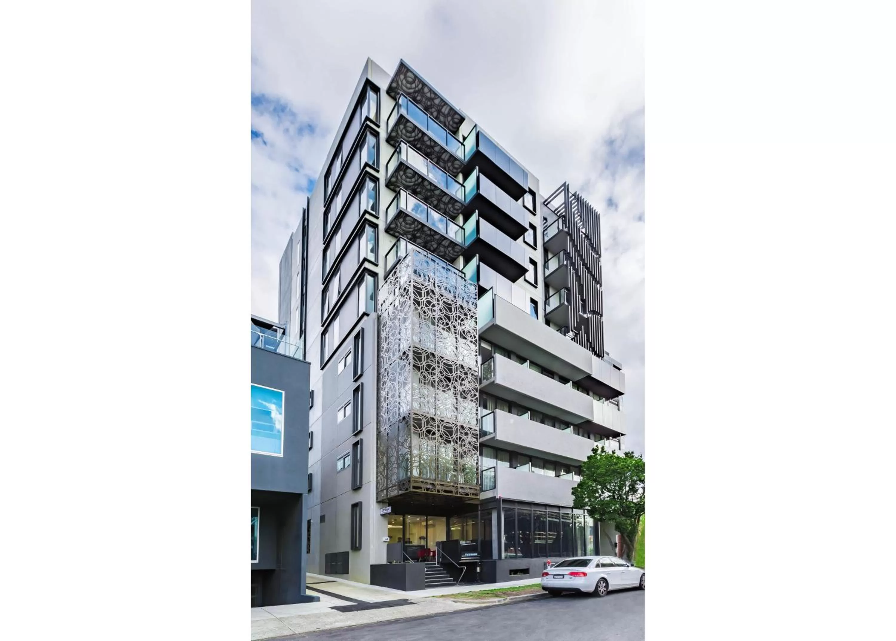 Property building in Comfort Apartments Box Hill