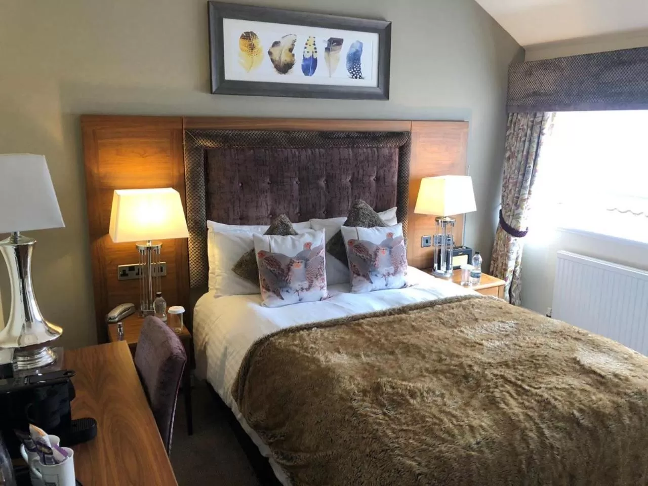 Bedroom, Bed in The Feathers Hotel, Helmsley, North Yorkshire - The Coaching Inn Group