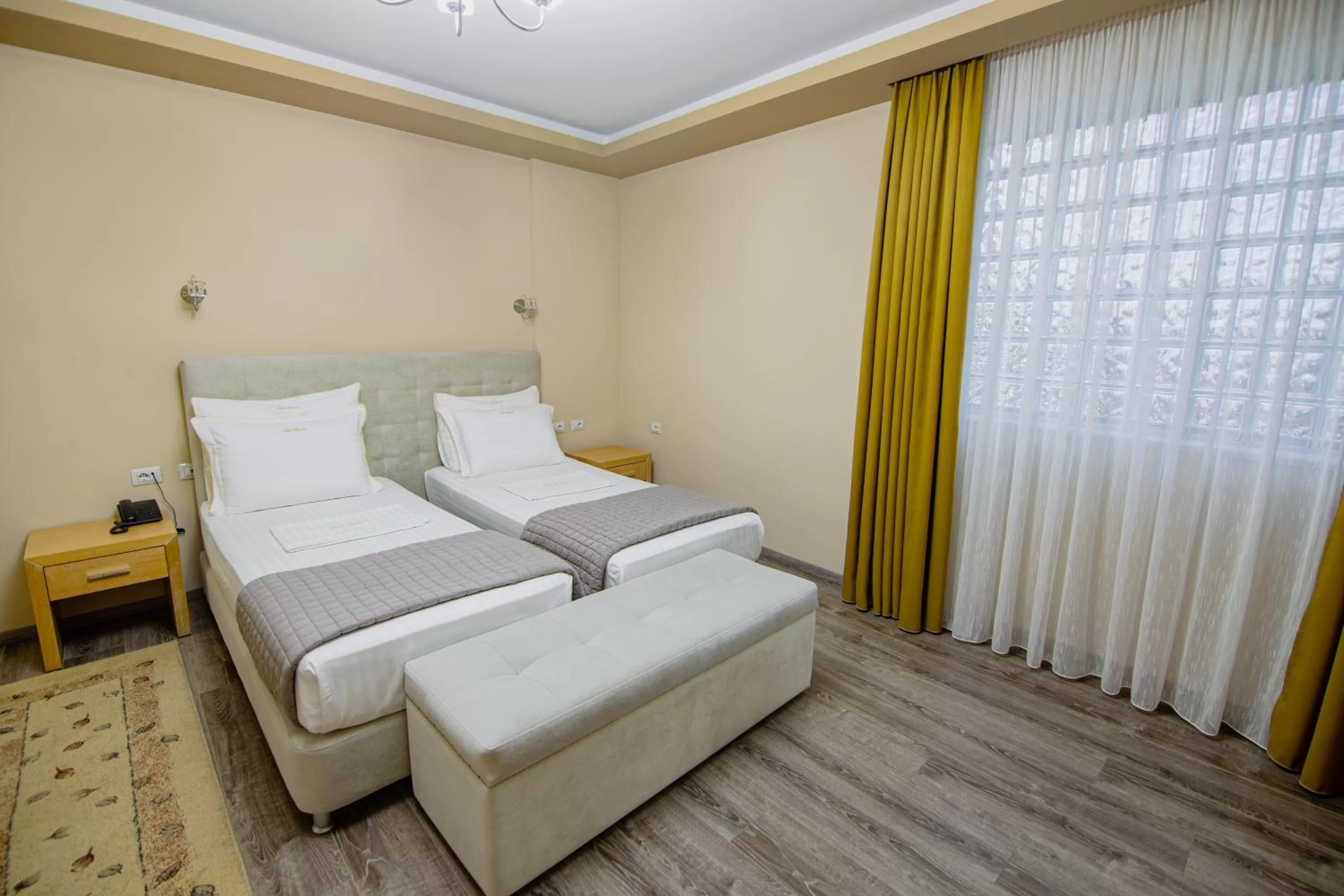 Bed in Christi's Hotel Borova