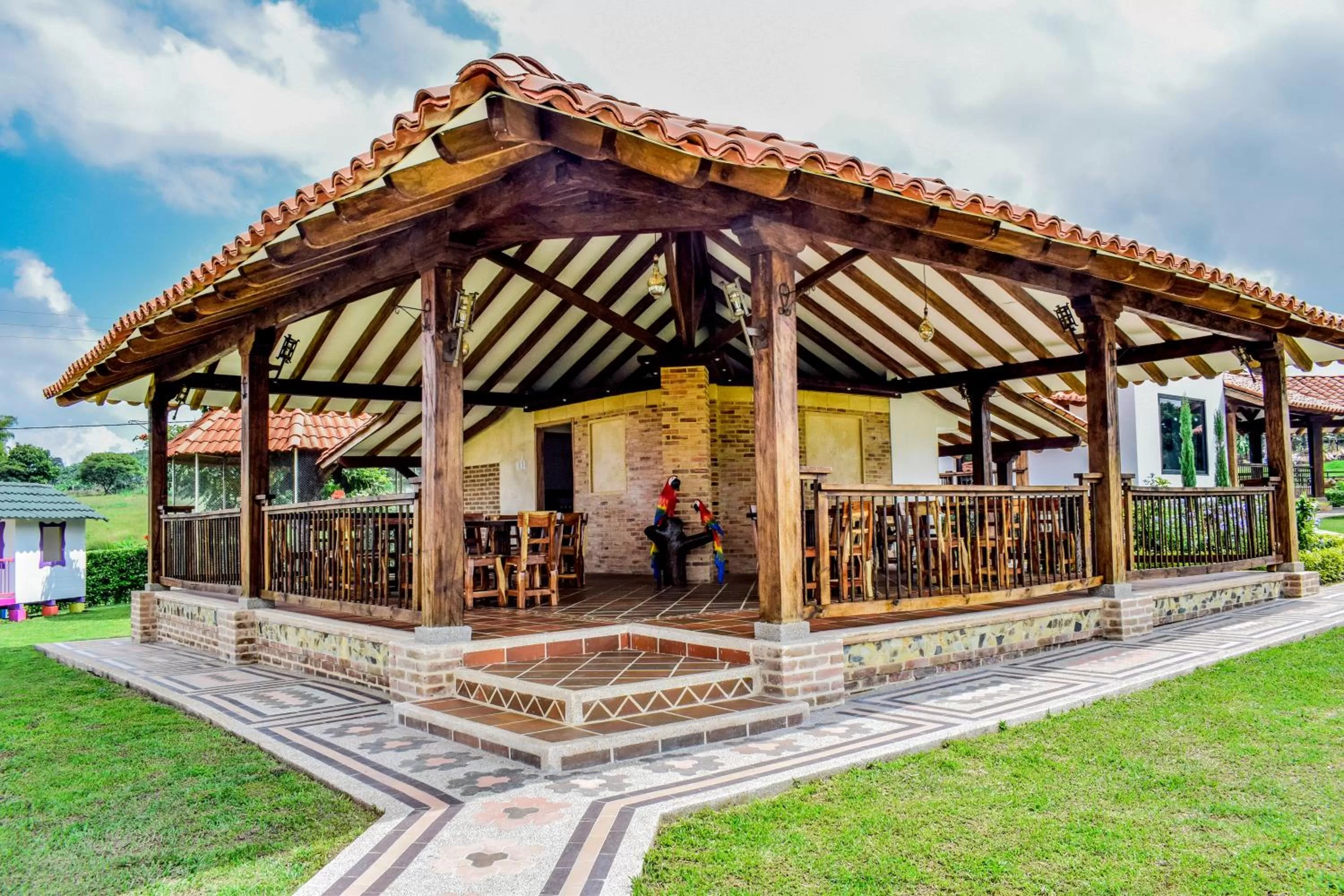 Restaurant/places to eat, Property Building in La Victoria Hotel Campestre