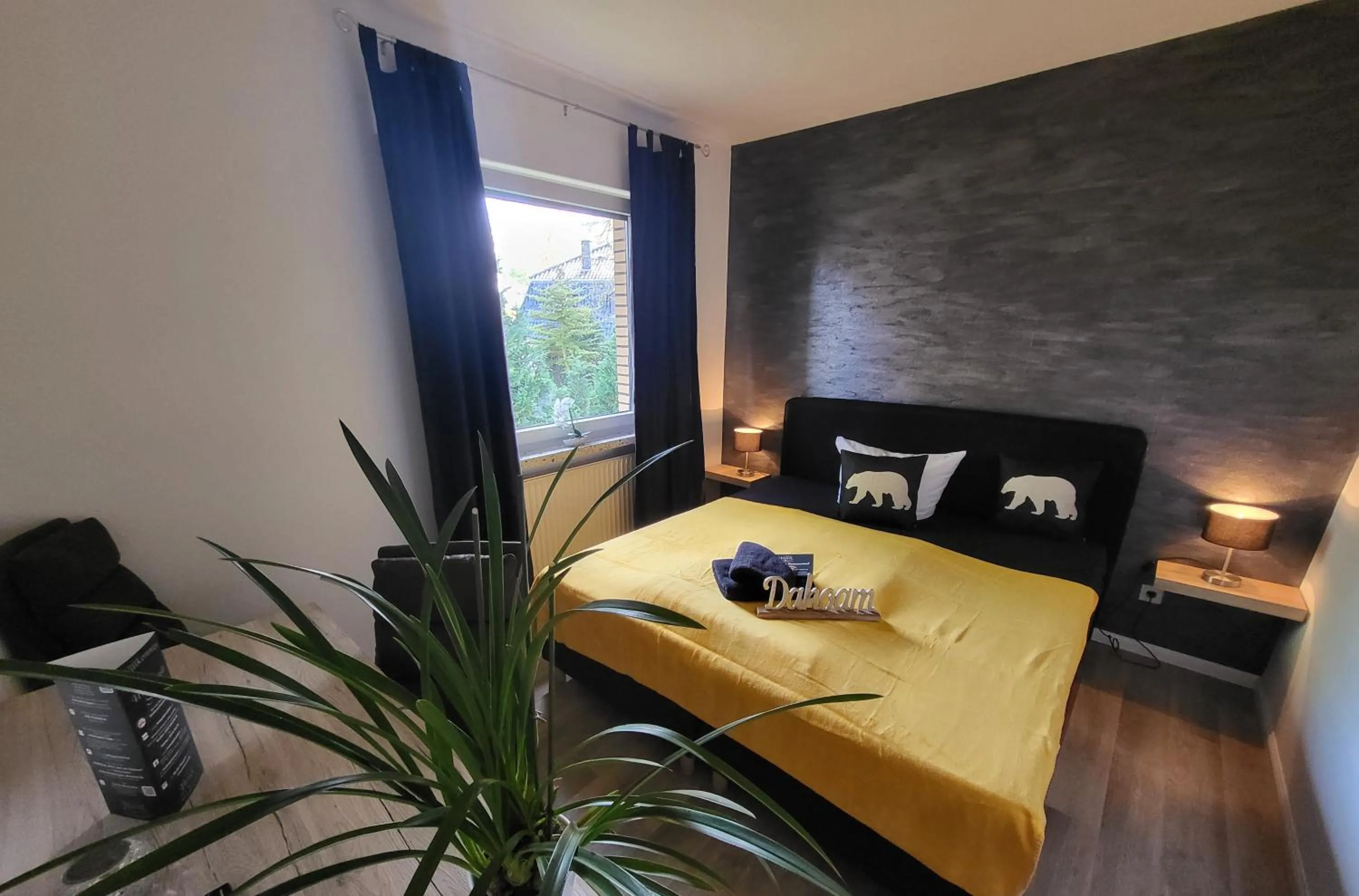 Bed in Hotel Schwedenkrone