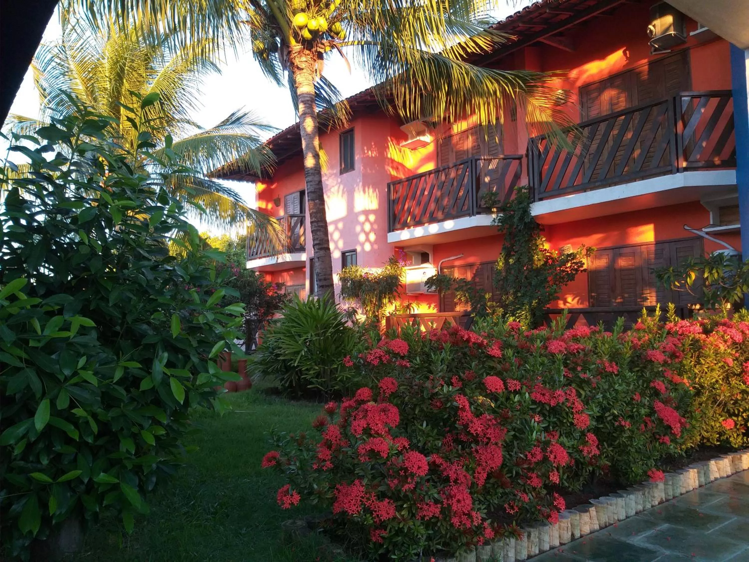 Balcony/Terrace in Pousada Coral de Fogo