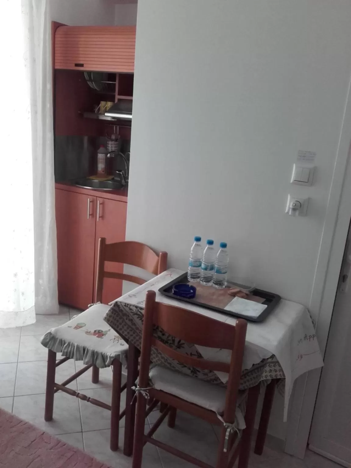 Kitchen or kitchenette in Hotel Fotini