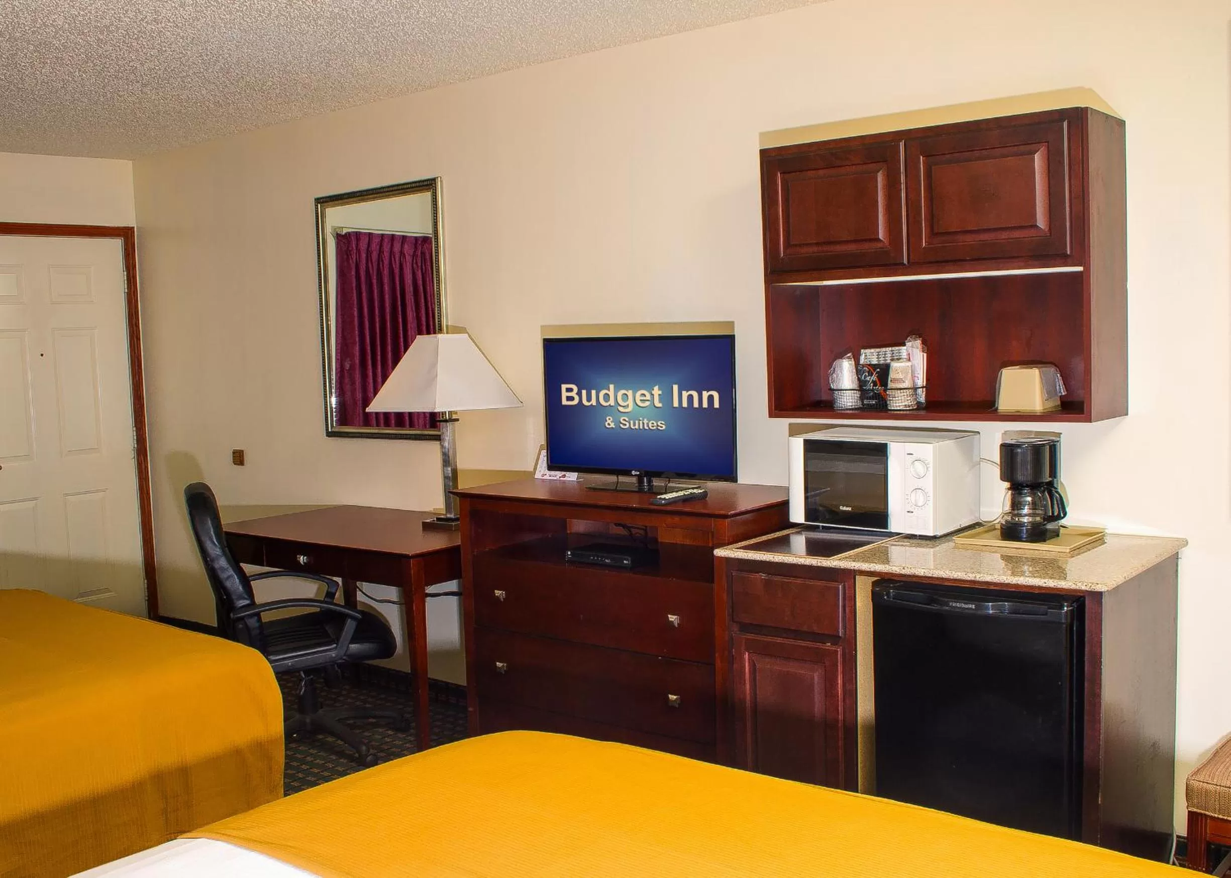 Bed in Budget Inn & Suites Guymon