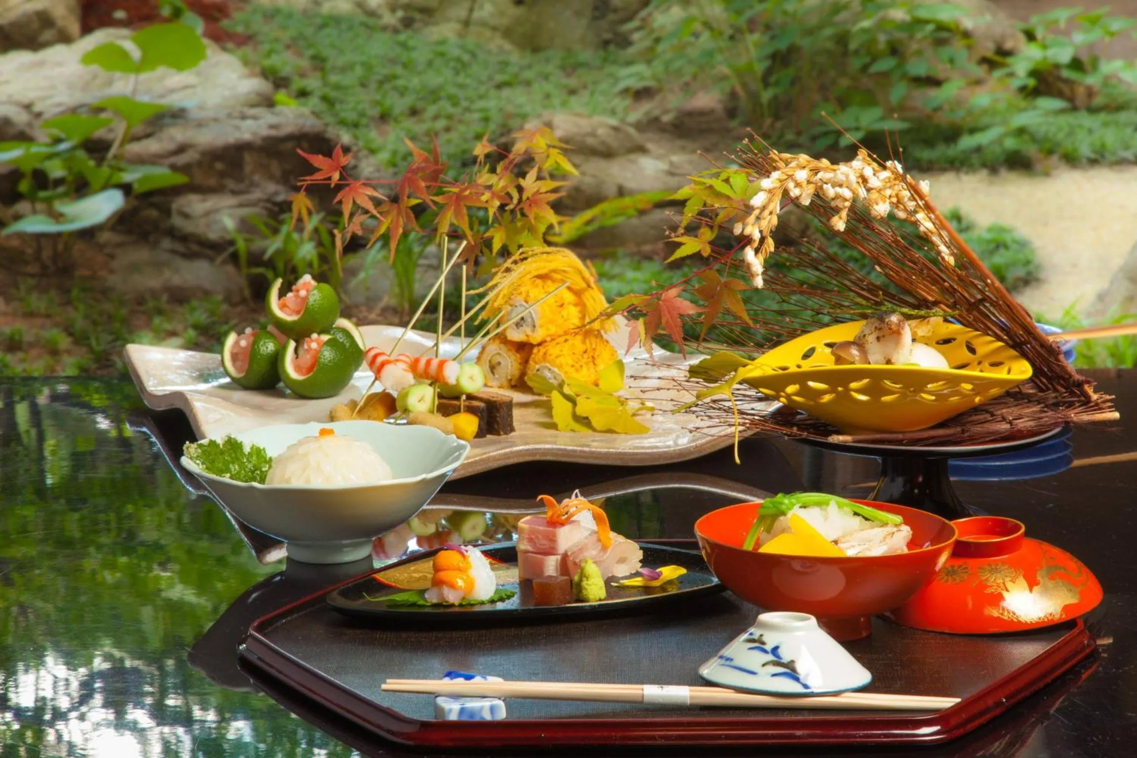 Food close-up in Kyoto Ryokan Kinoe