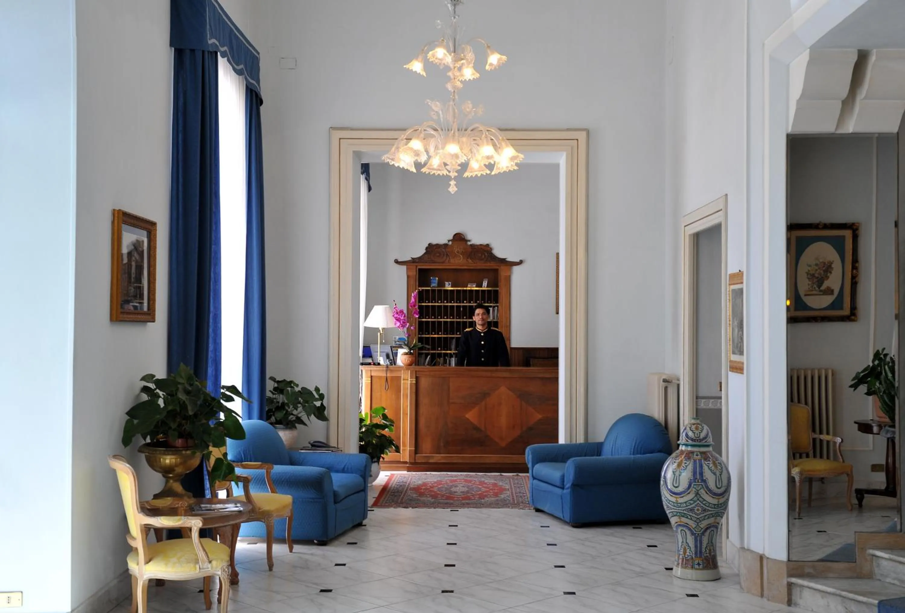 Lobby or reception in Grande Albergo Quattro Stagioni