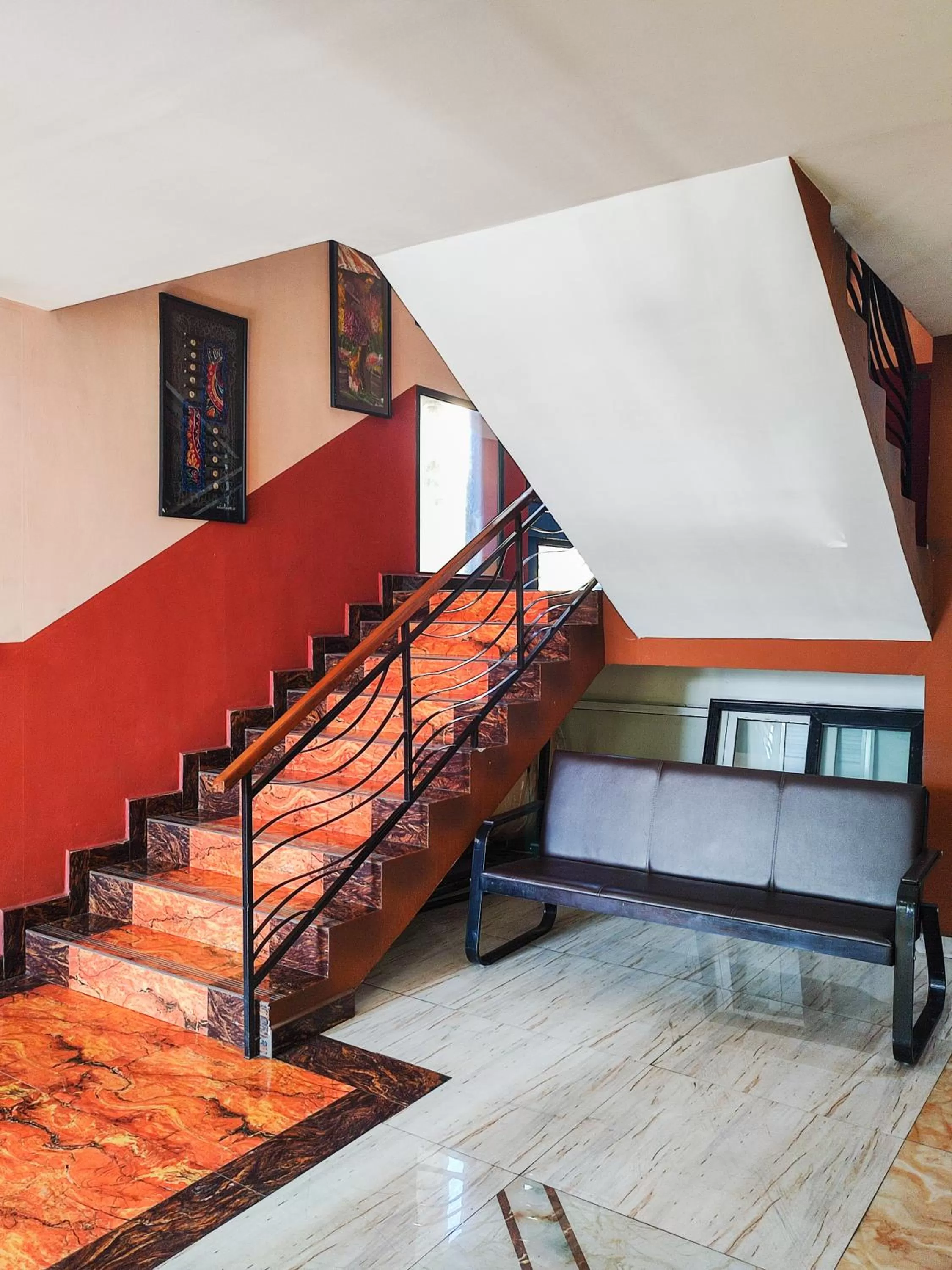 Seating area in Valiha Hotel Antananarivo