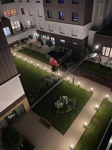 Bird's eye view in Les Boréales - Appart'hotel & Restaurant