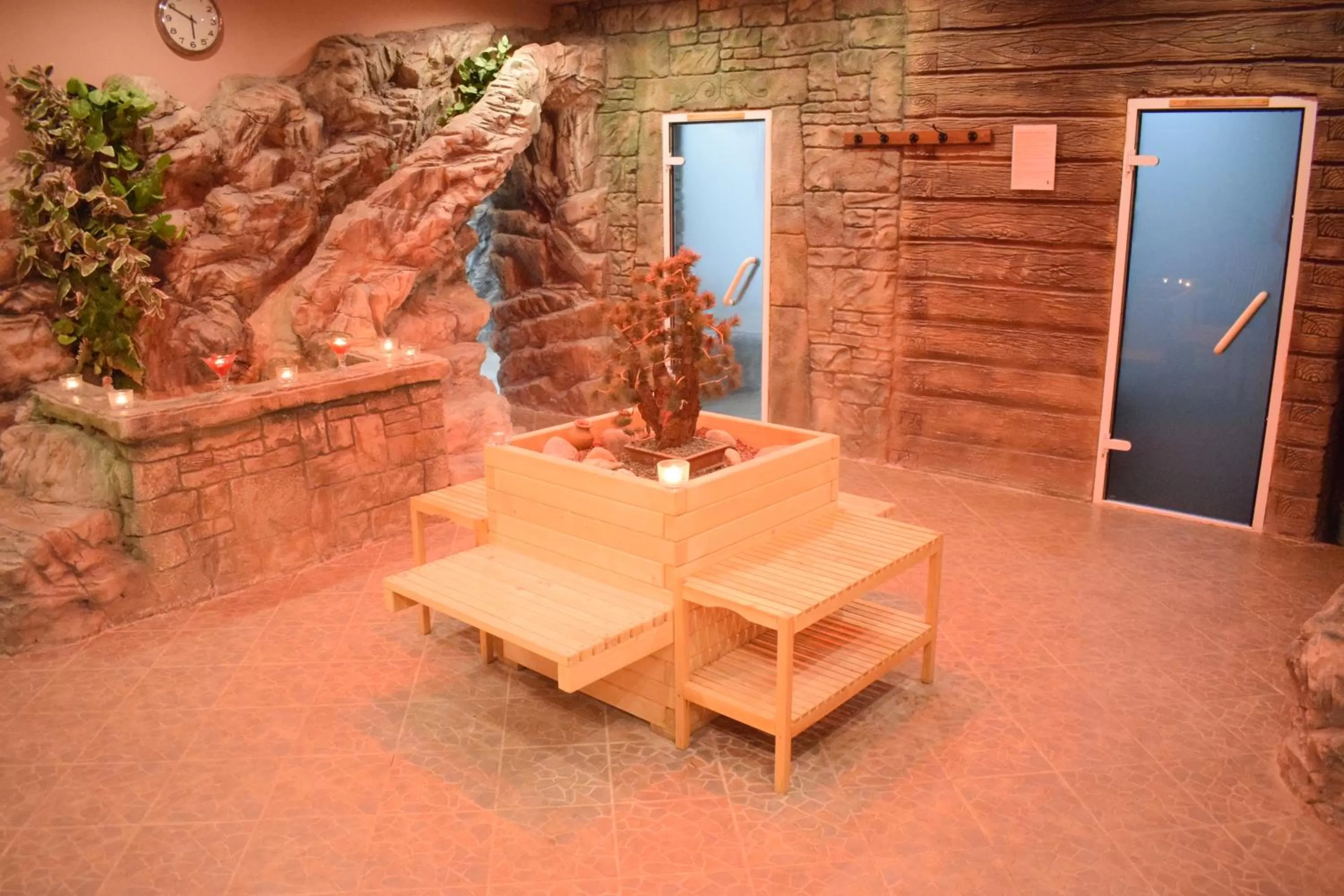 Sauna in Apartmánový Wellness Garni Hotel Relax