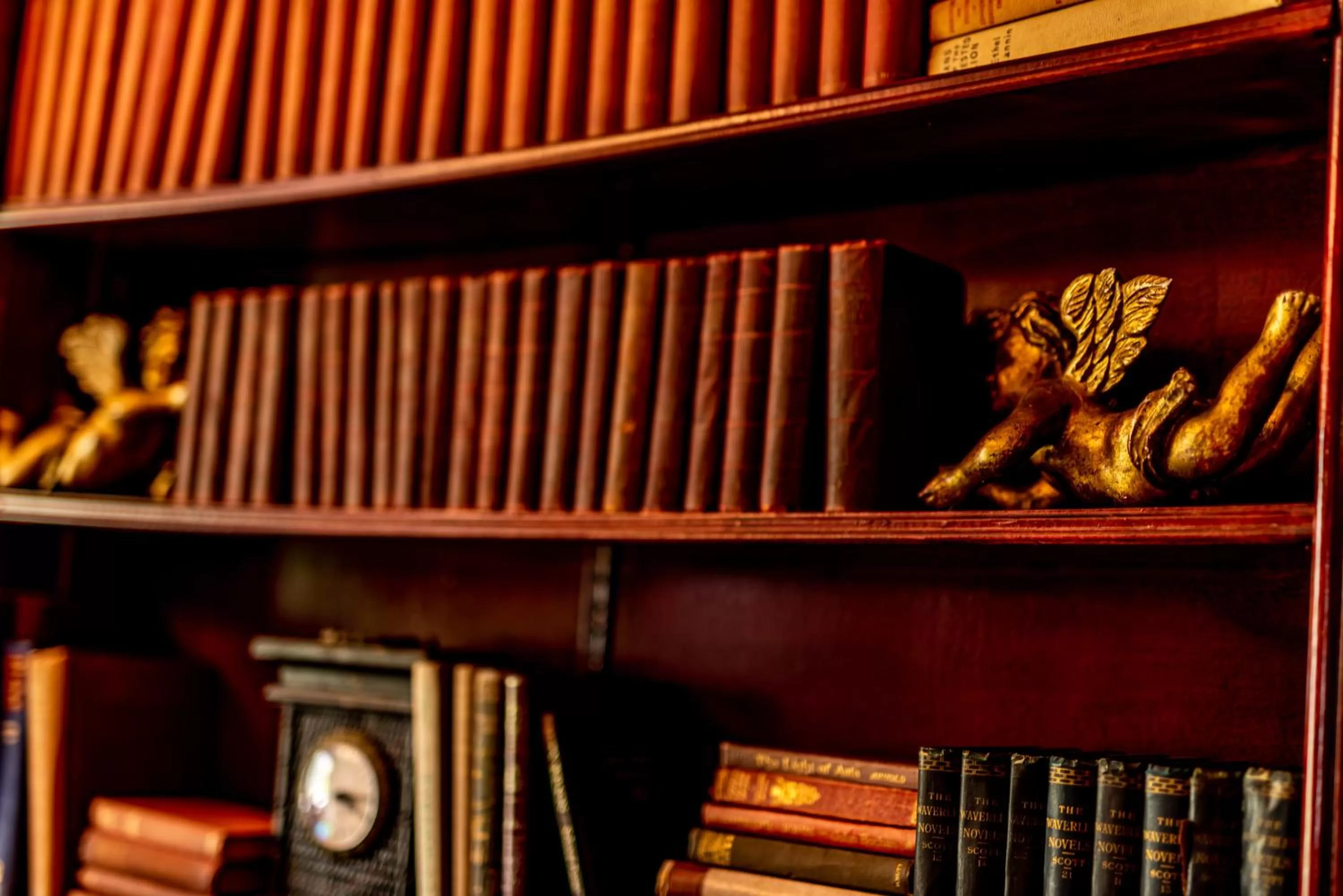 Library in Melville Castle Hotel