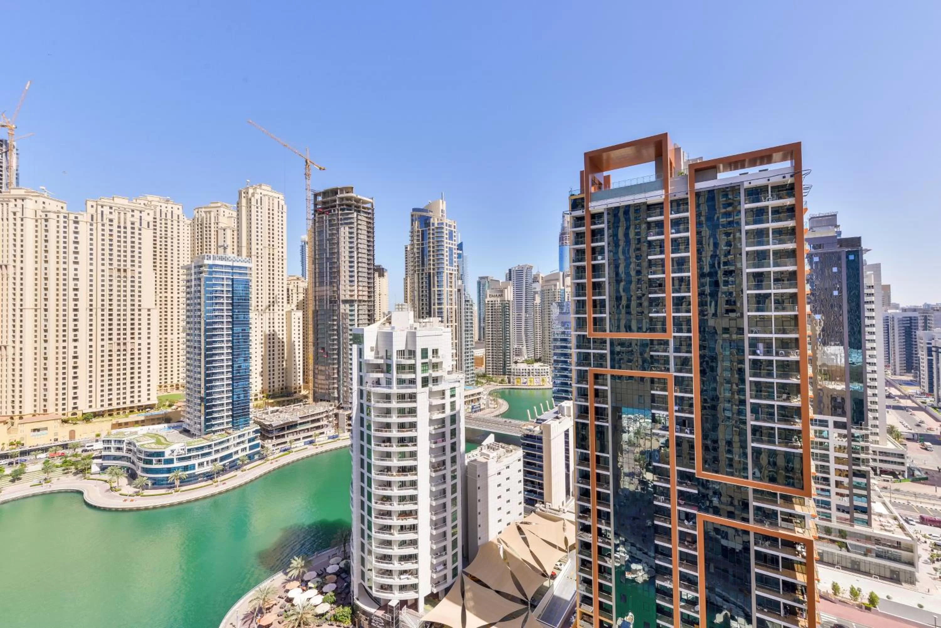 View (from property/room) in Emaar Residences Dubai Marina by Qstay - formerly Address Dubai Marina